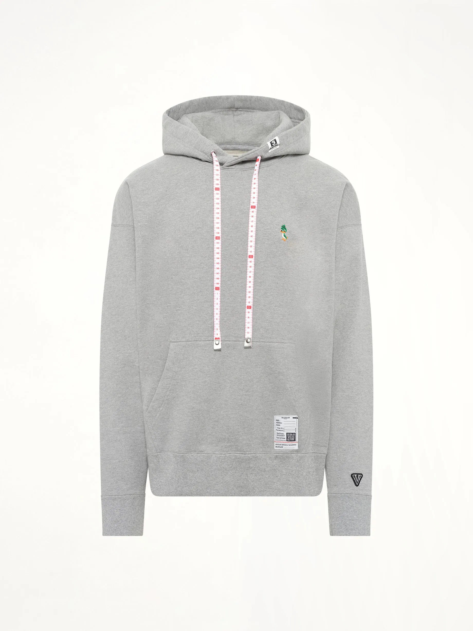 Leon Embroidery Hoodie in Gray sold by MARAIS product image thumbnail 2