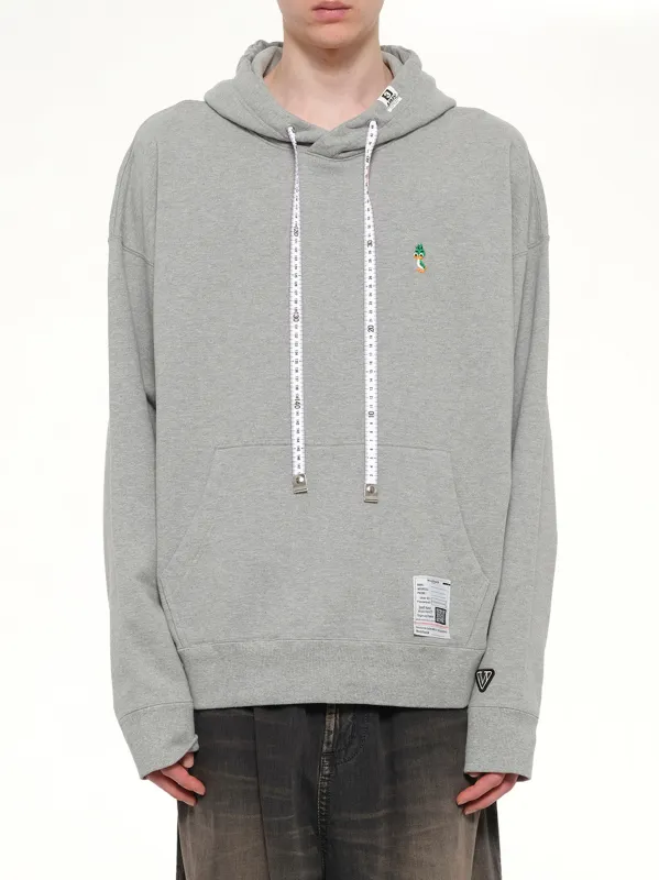 Leon Embroidery Hoodie in Gray made by Maison MIHARA YASUHIRO