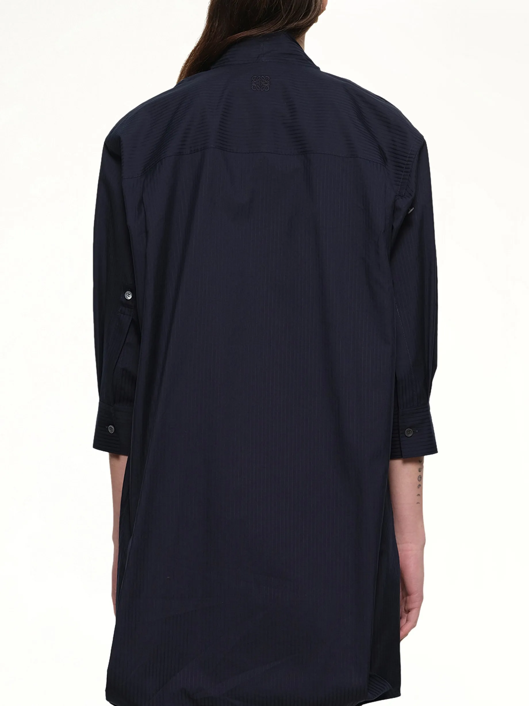 Draped Dress in Navy Blue sold by MARAIS product image thumbnail 5