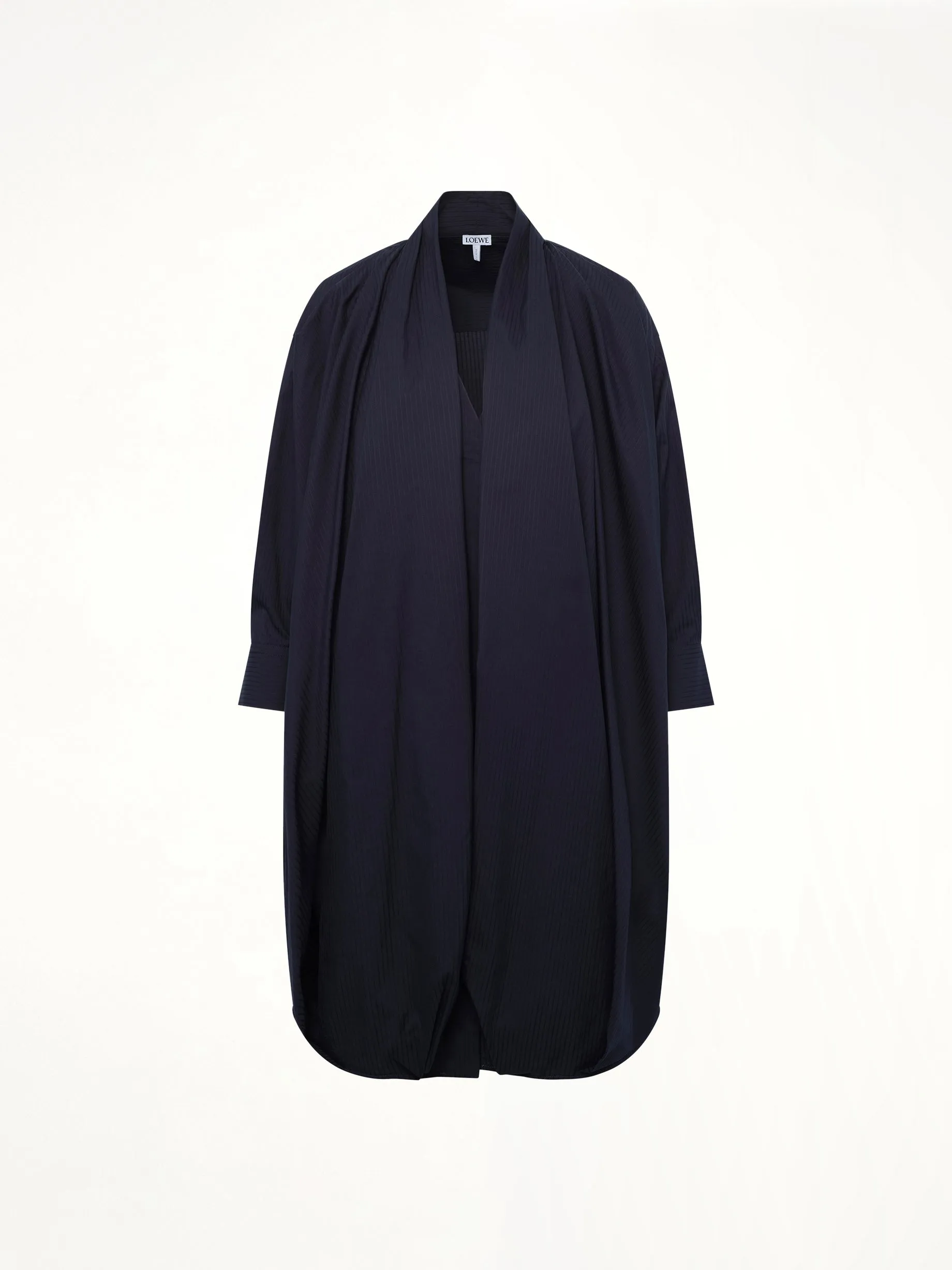 Draped Dress in Navy Blue sold by MARAIS product image thumbnail 2