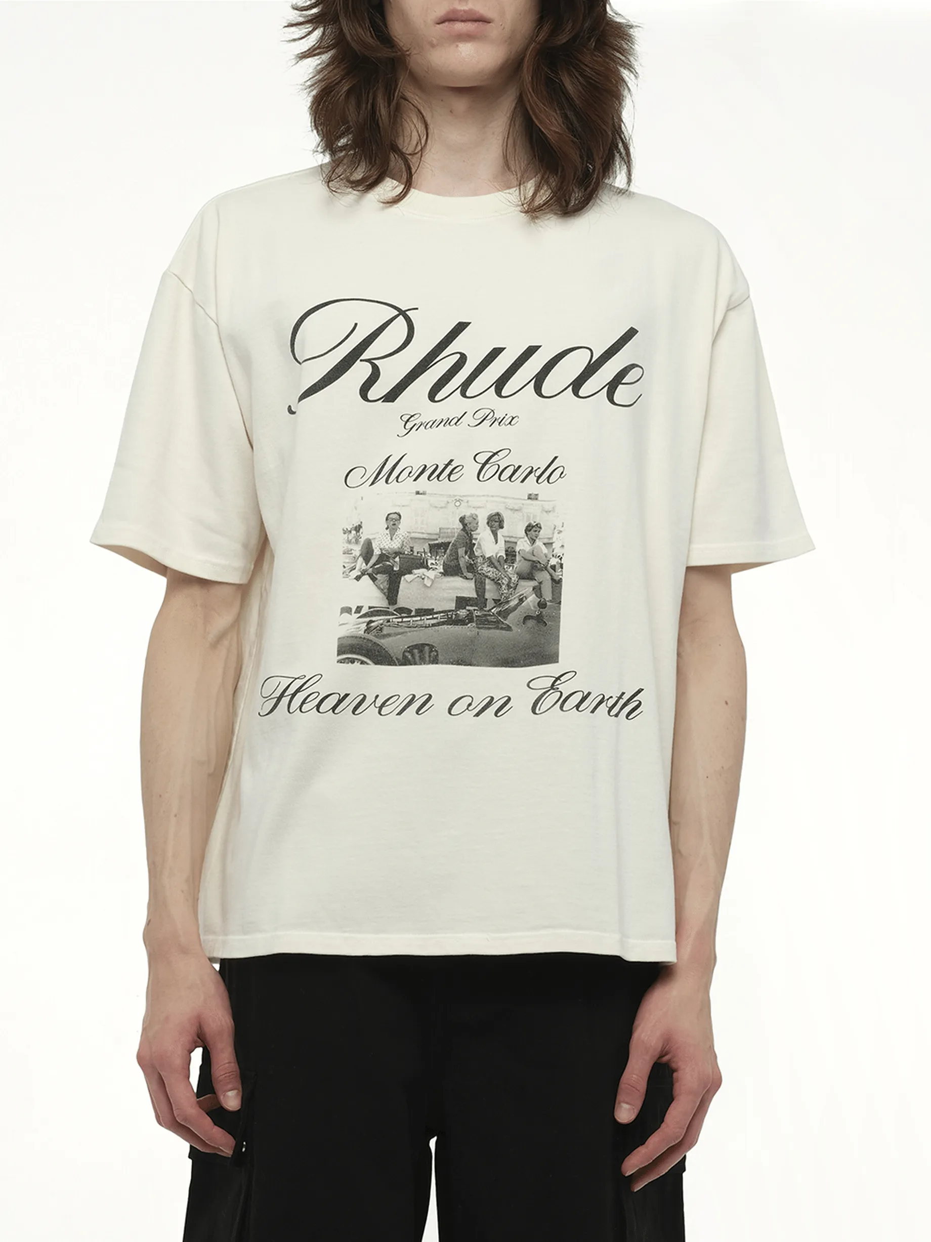 Heaven on Earth T-Shirt in Vintage White sold by MARAIS