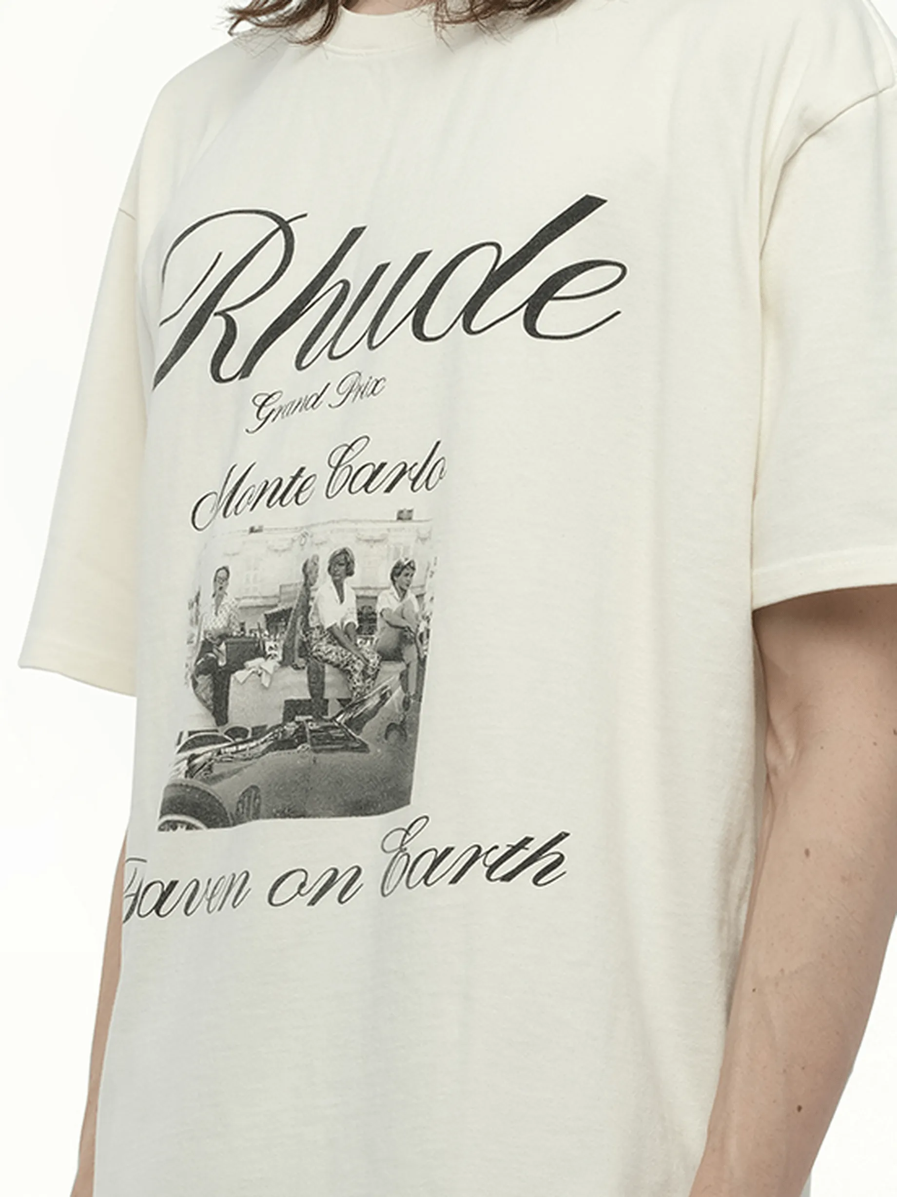 Heaven on Earth T-Shirt in Vintage White sold by MARAIS product image thumbnail 3