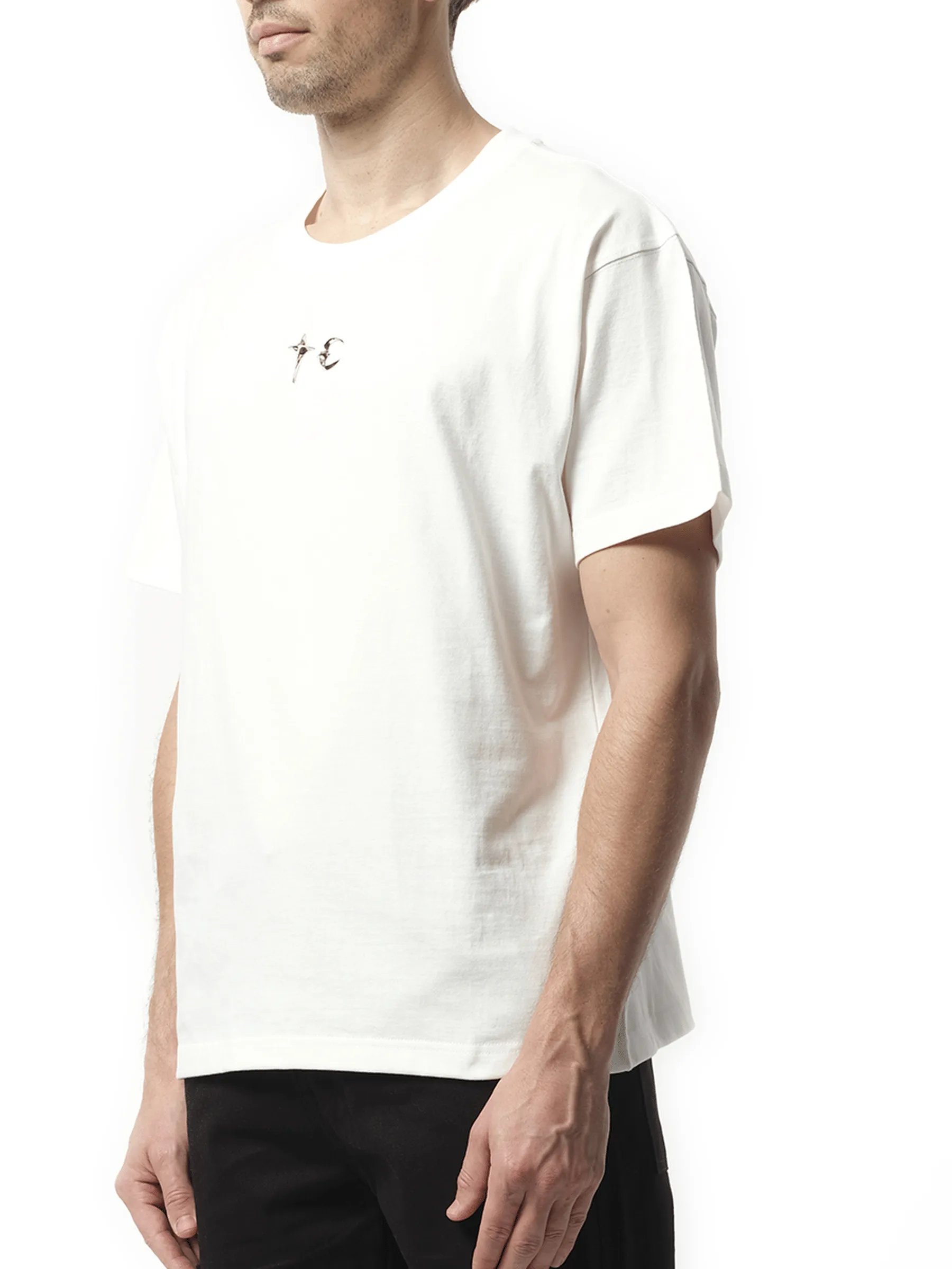 Basic T-Shirt in Ivory sold by MARAIS product image thumbnail 5