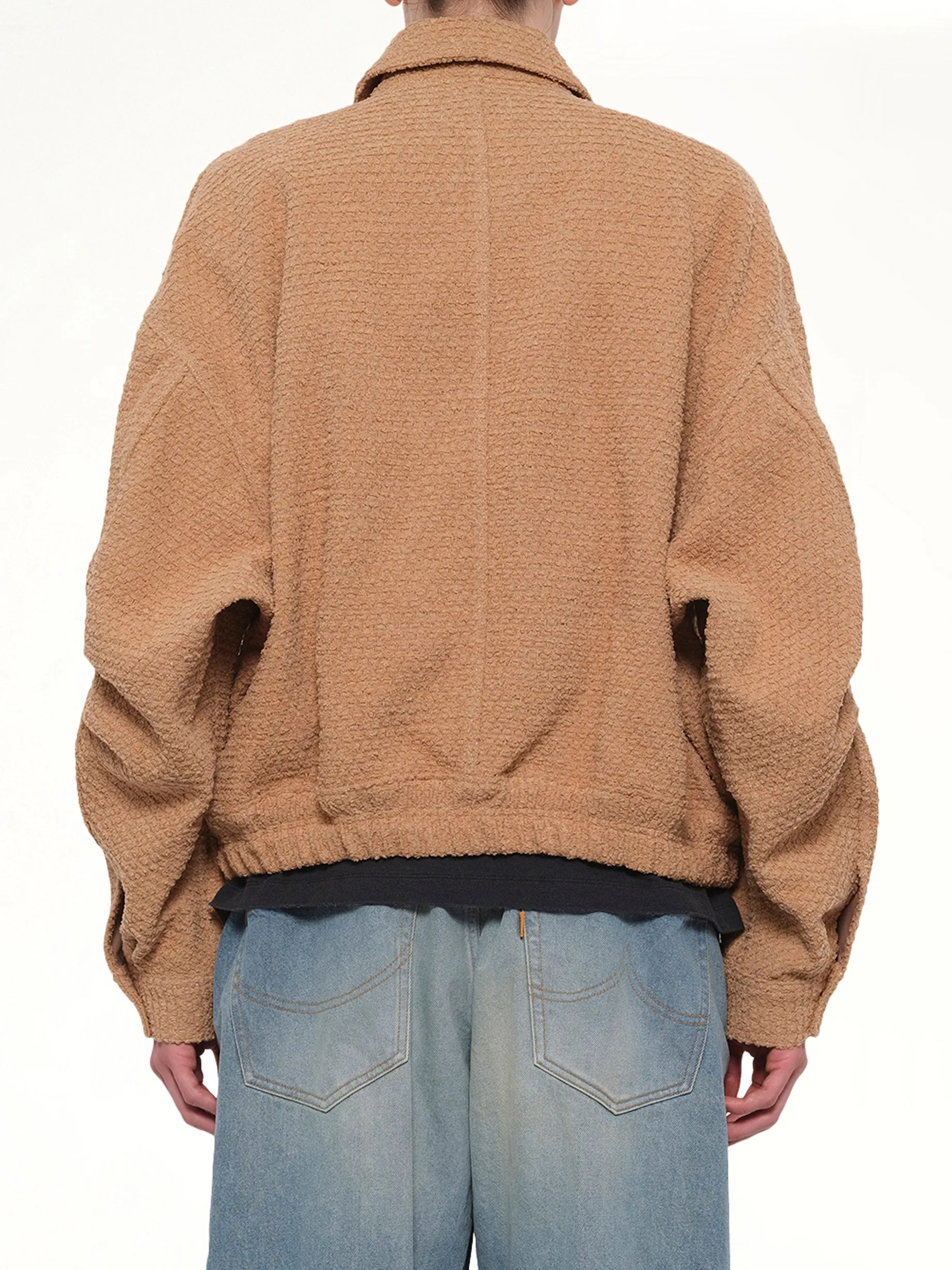 Tilled Field Work Jacket in Camel sold by MARAIS product image thumbnail 5
