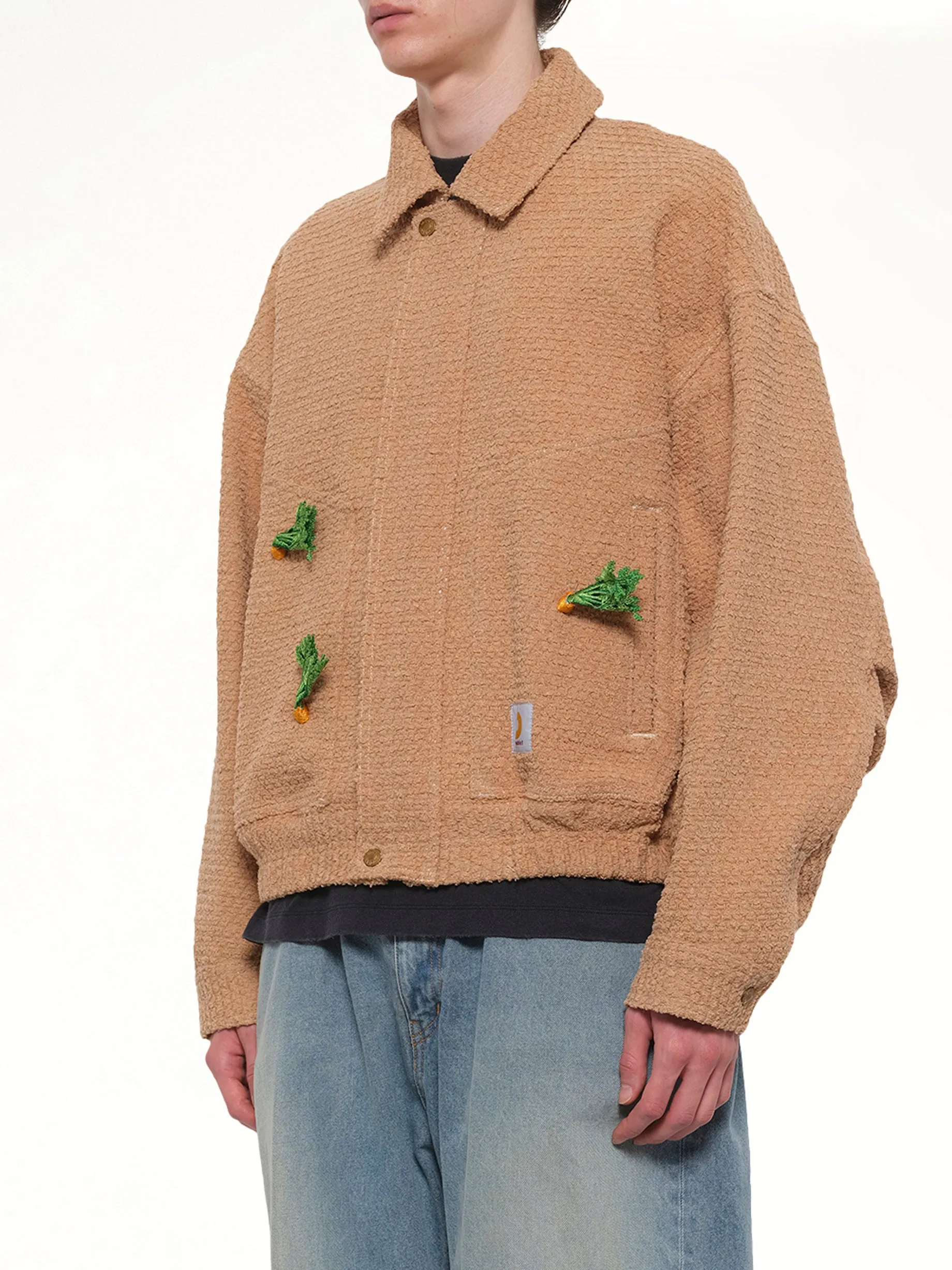 Tilled Field Work Jacket in Camel sold by MARAIS product image thumbnail 3