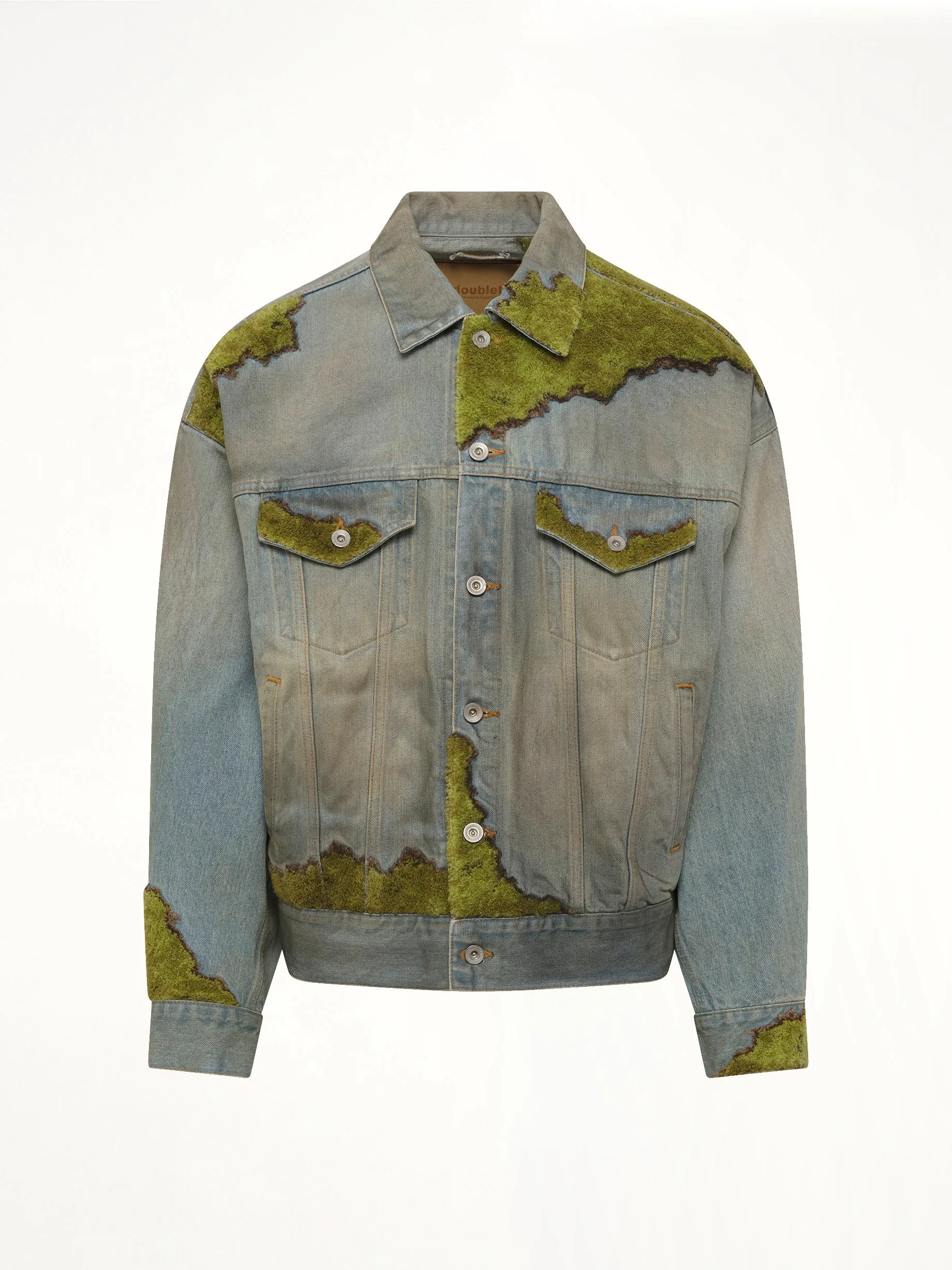 Moss-Grown Denim Jacket in Indigo sold by MARAIS product image thumbnail 2
