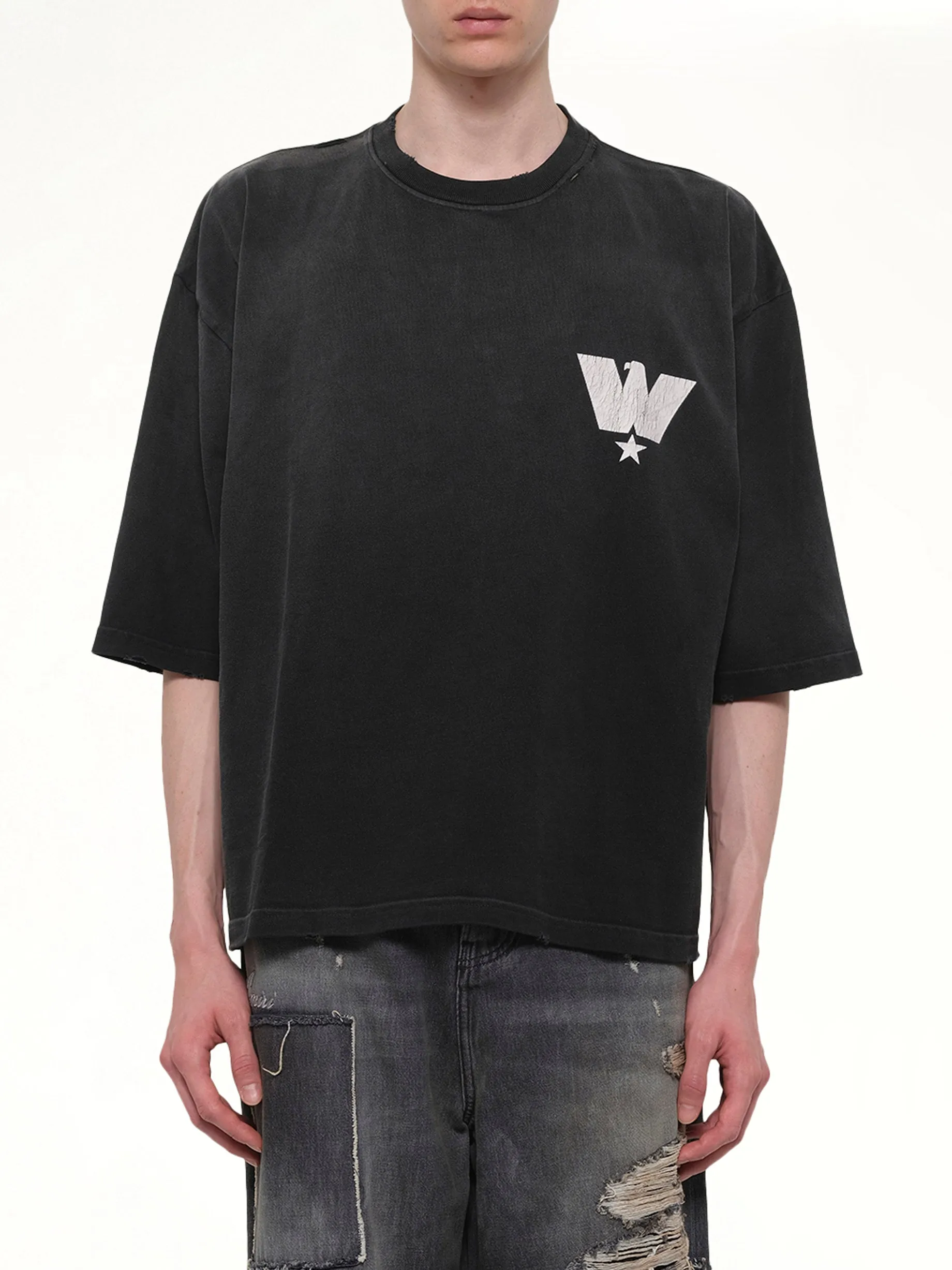 Fashion Service Association Buffalo T-Shirt in Black sold by MARAIS