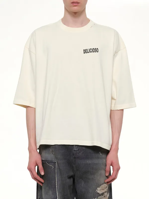 Willy's Taco Shop Buffalo T-Shirt in White made by Willy Chavarria