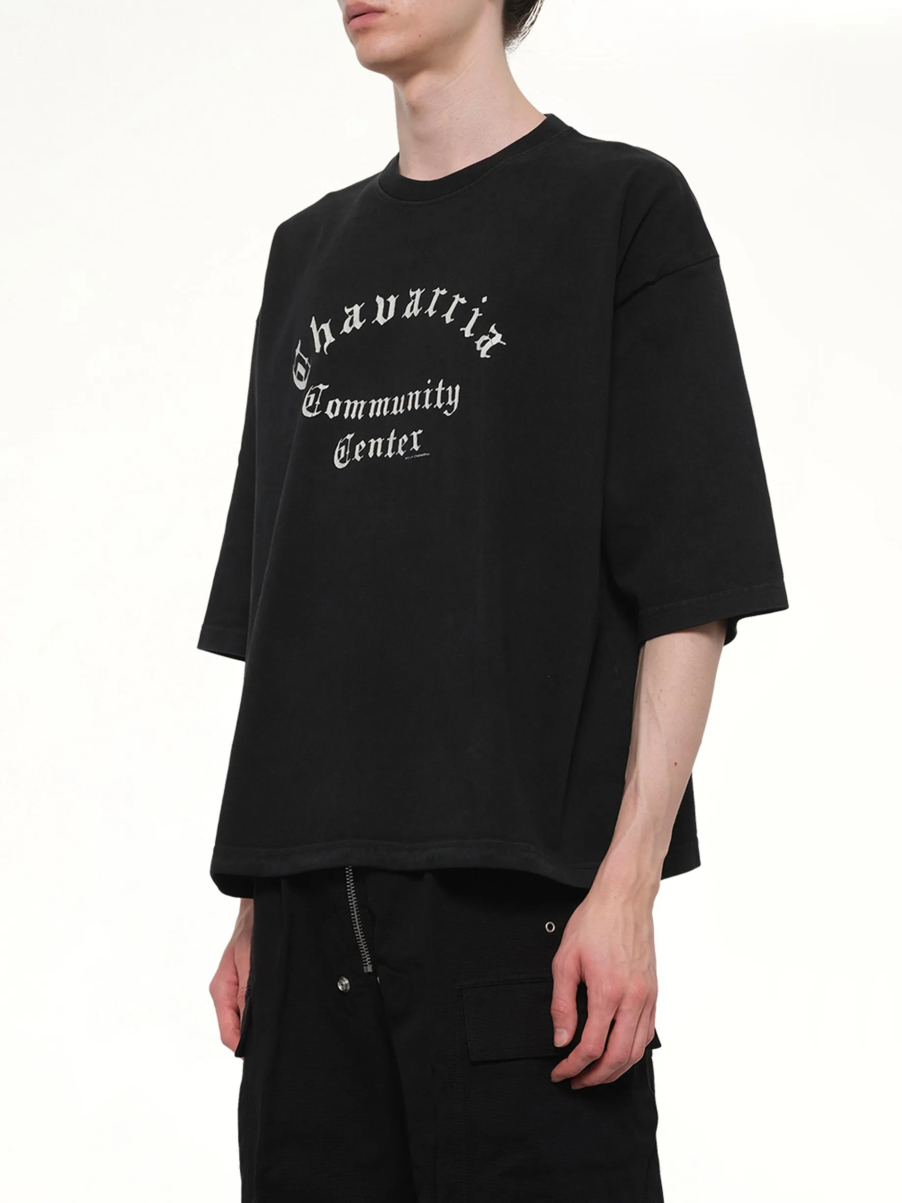 Chavarria Community Center Buffalo T-Shirt in Black sold by MARAIS product image thumbnail 3