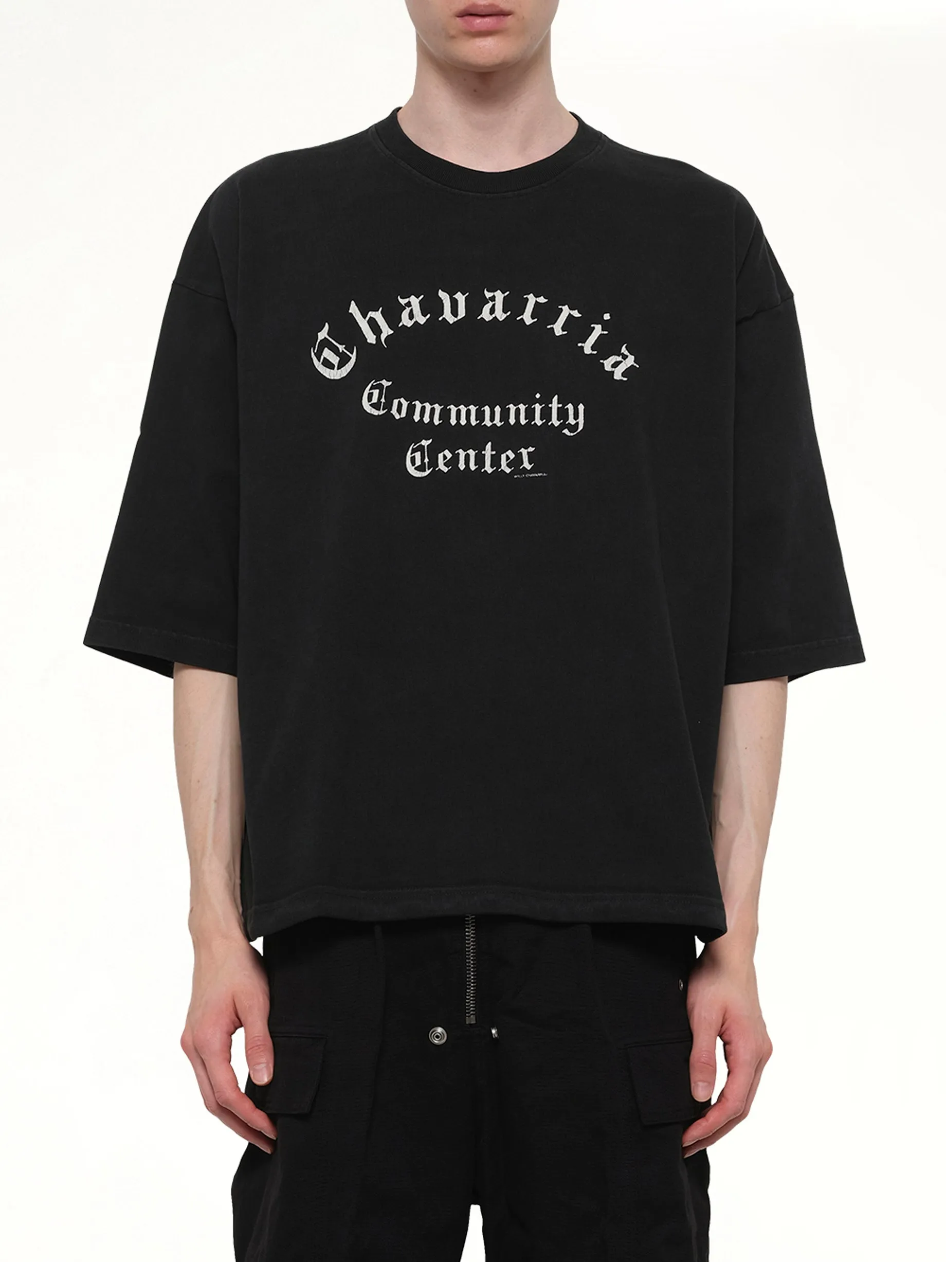 Chavarria Community Center Buffalo T-Shirt in Black sold by MARAIS