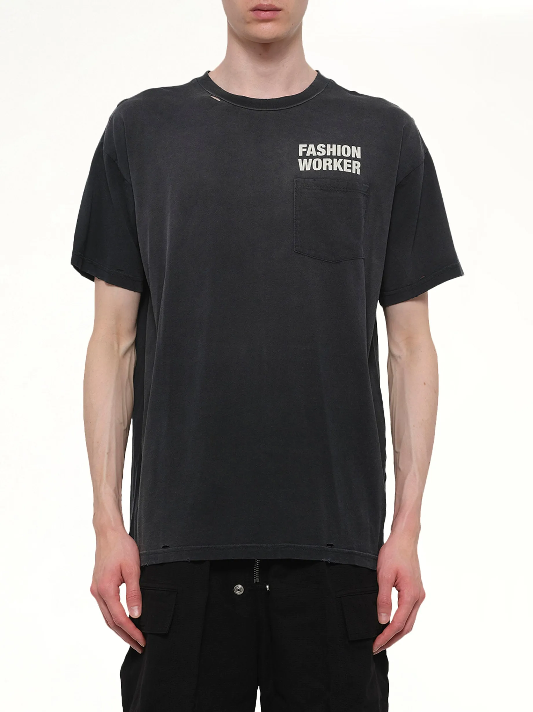 Fashion Worker Easy T-Shirt in Black sold by MARAIS