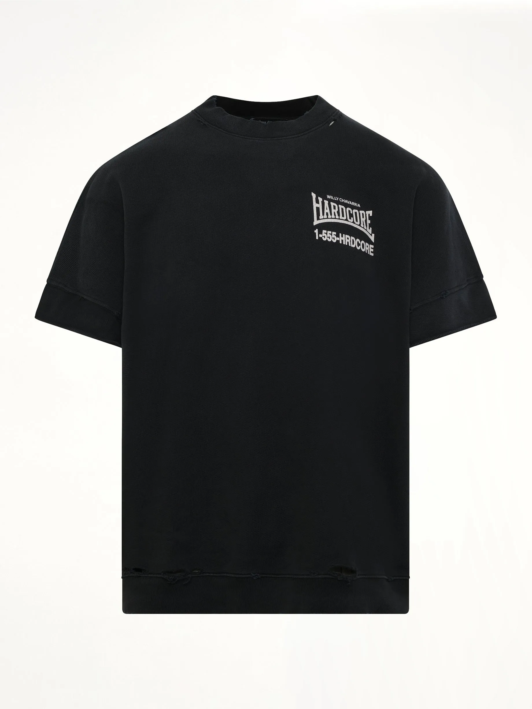"Hardcore" Muscle T-Shirt in Black sold by MARAIS product image thumbnail 2