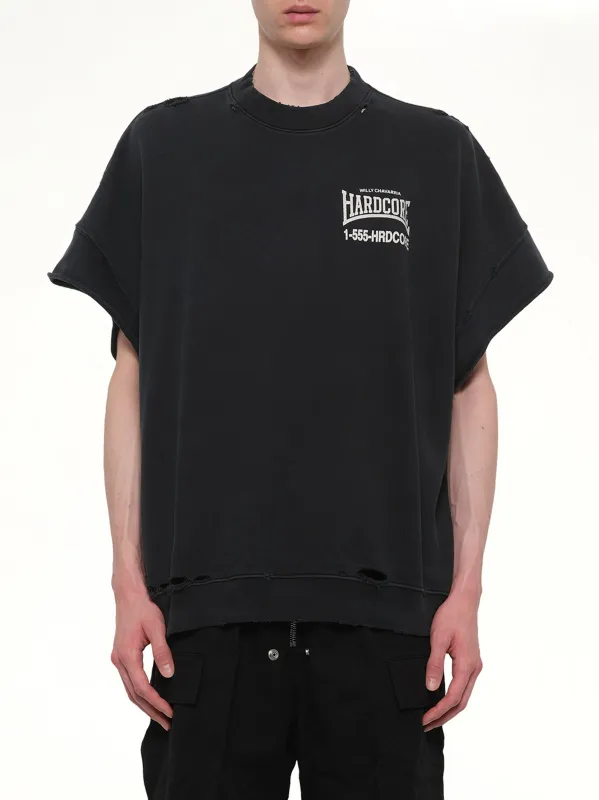 "Hardcore" Muscle T-Shirt in Black sold by MARAIS