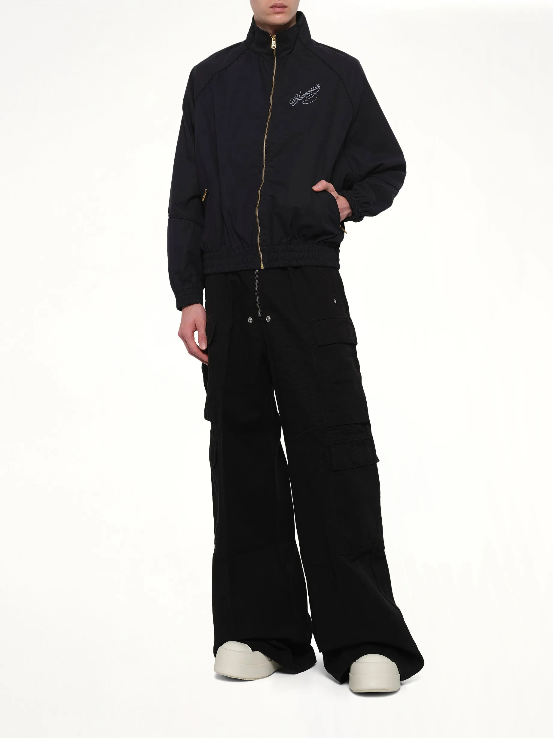 Ruff Rider Track Jacket in Black sold by MARAIS product image thumbnail 4