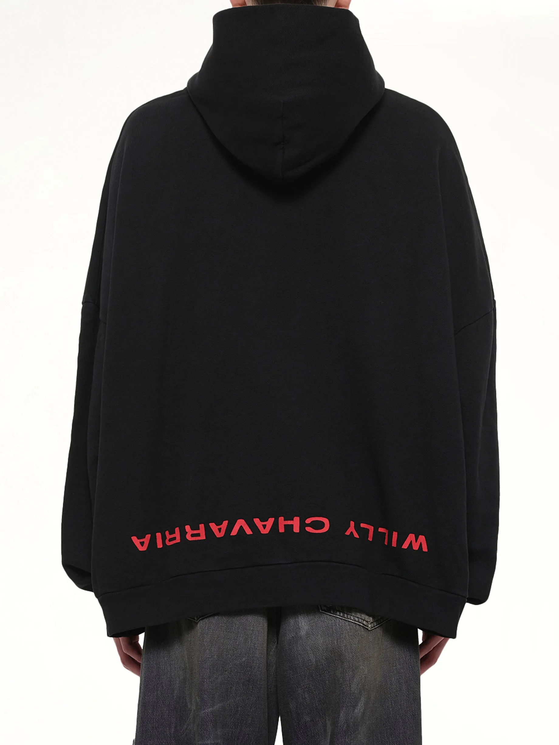 Welcome To America Hooligan Hoodie in Black sold by MARAIS product image thumbnail 5