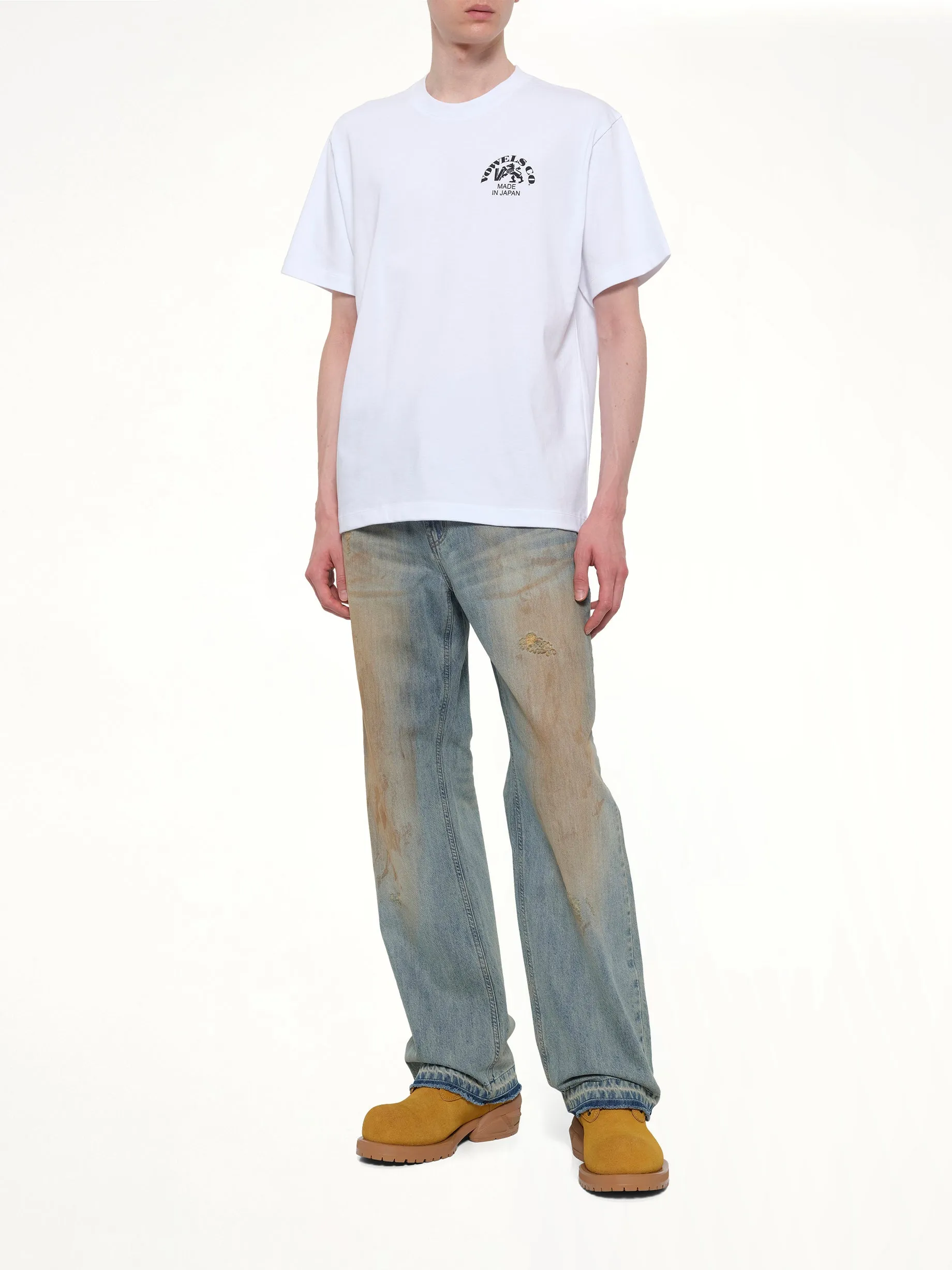 Company T-Shirt in White sold by MARAIS product image thumbnail 4