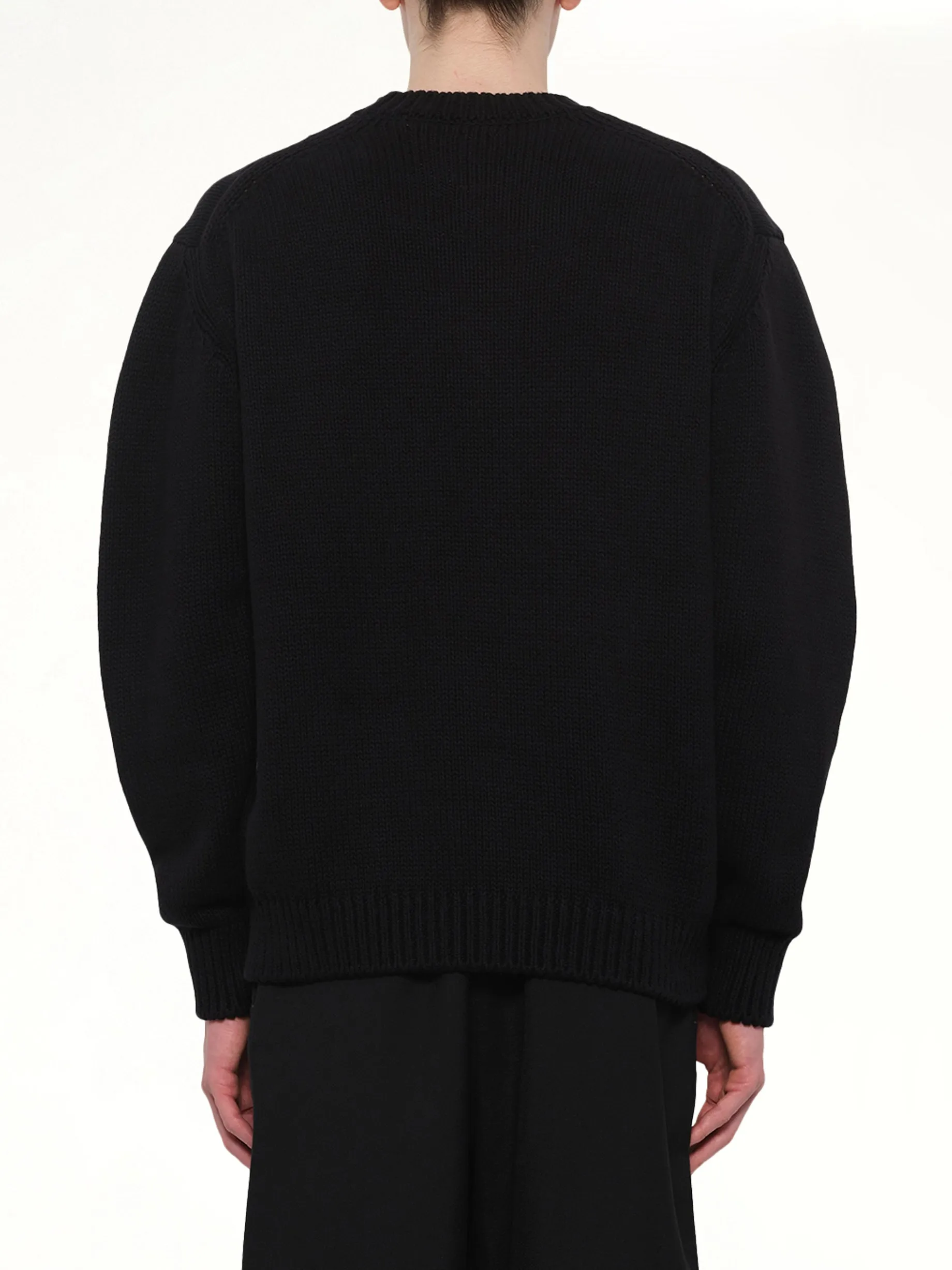 Crewneck in Black sold by MARAIS product image thumbnail 5