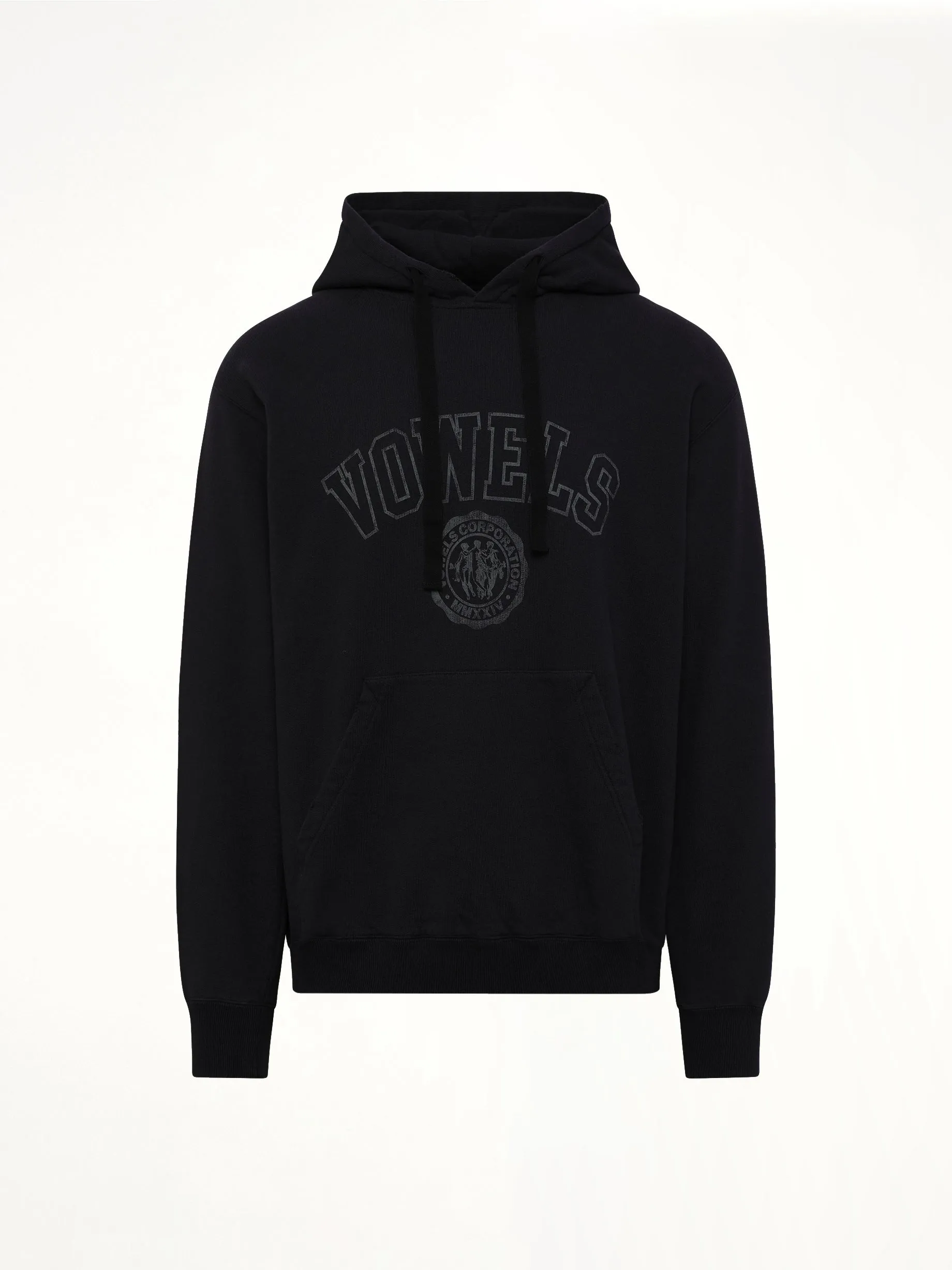 Faded Collegiate Hoodie in Black sold by MARAIS product image thumbnail 2