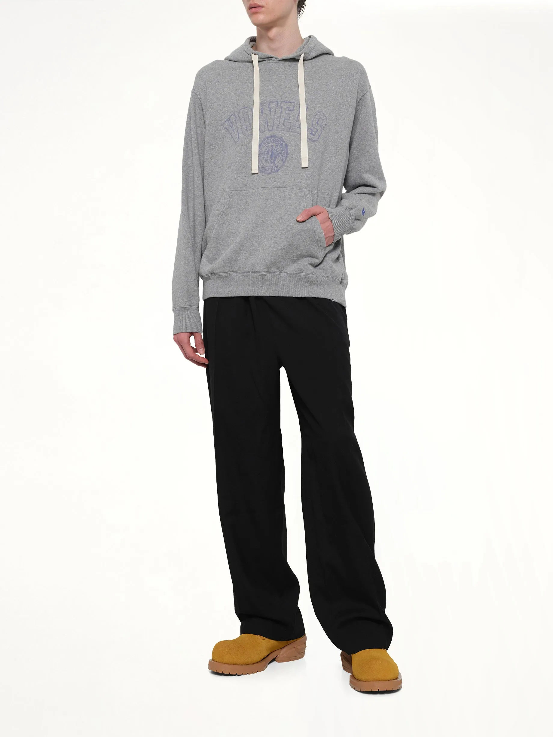 Faded Collegiate Hoodie in Grey Heather sold by MARAIS product image thumbnail 4