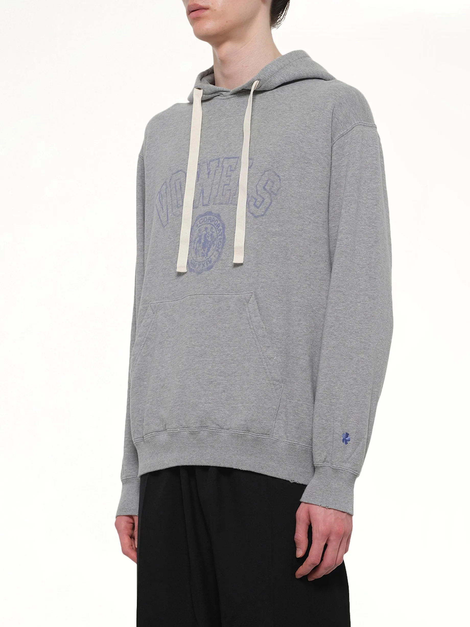 Faded Collegiate Hoodie in Grey Heather sold by MARAIS product image thumbnail 3