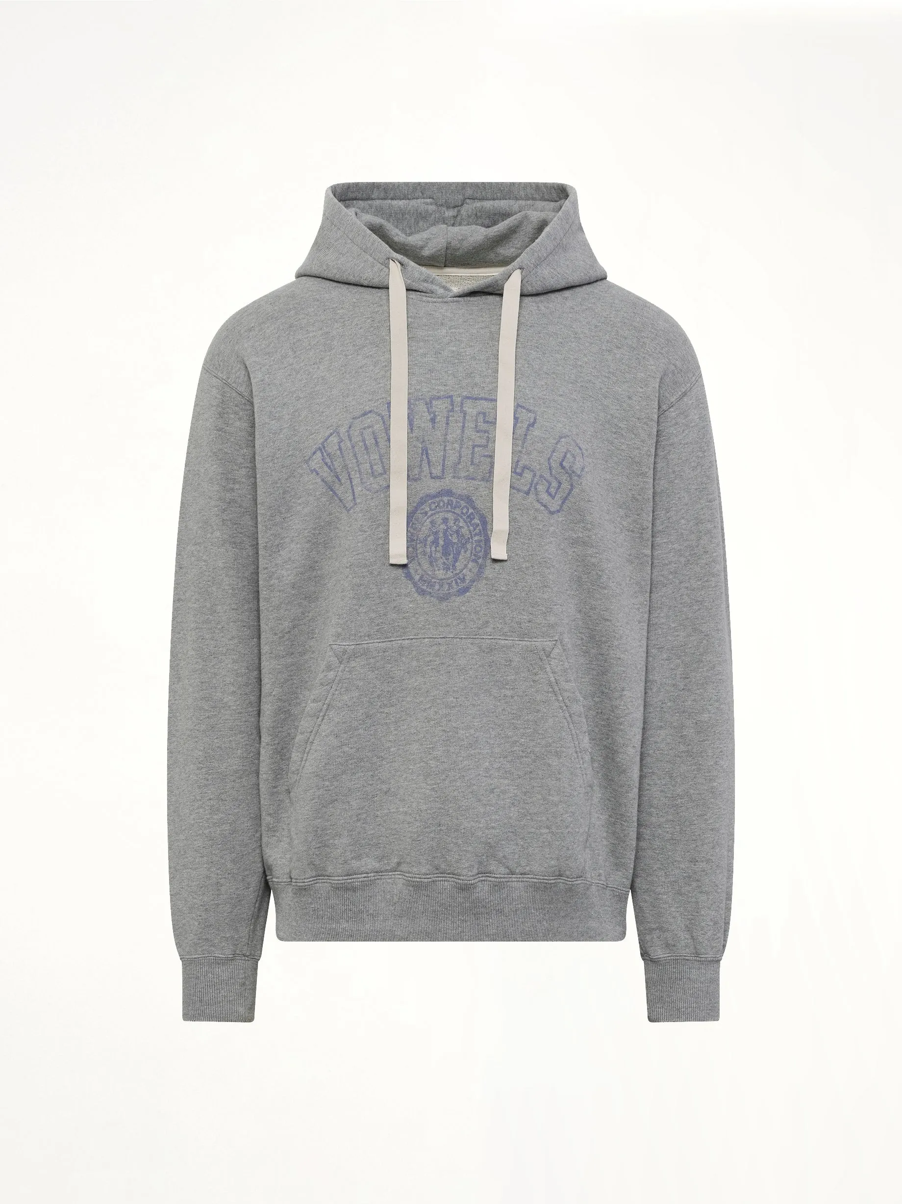 Faded Collegiate Hoodie in Grey Heather sold by MARAIS product image thumbnail 2