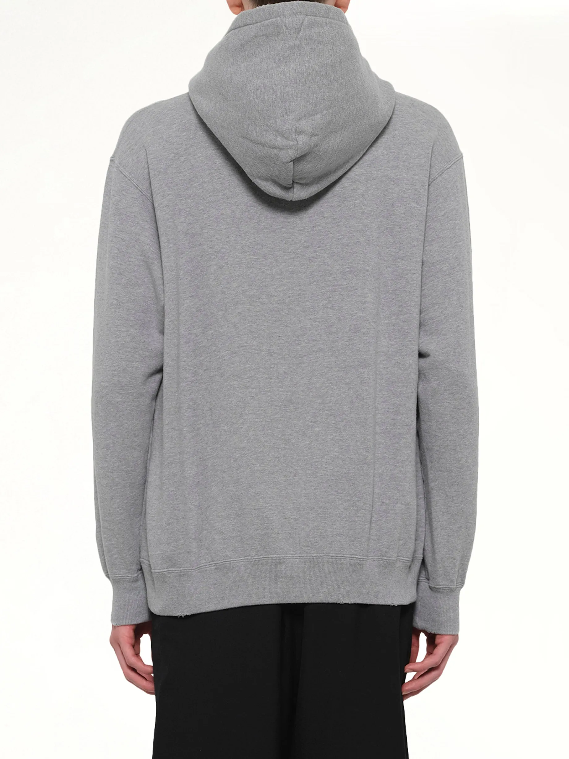 Faded Collegiate Hoodie in Grey Heather sold by MARAIS product image thumbnail 5