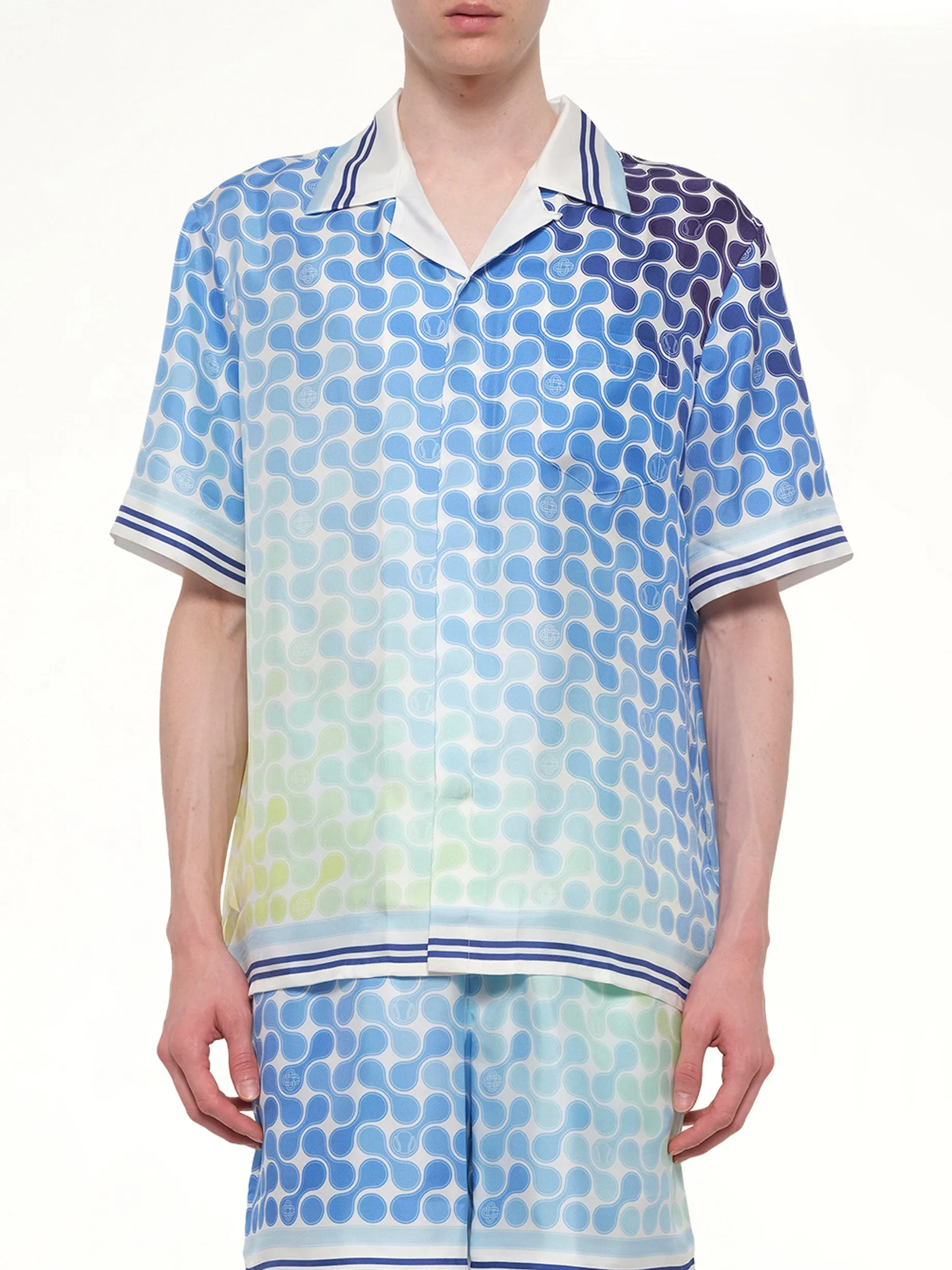 Tennis Tile SS Shirt in Multicolour sold by MARAIS