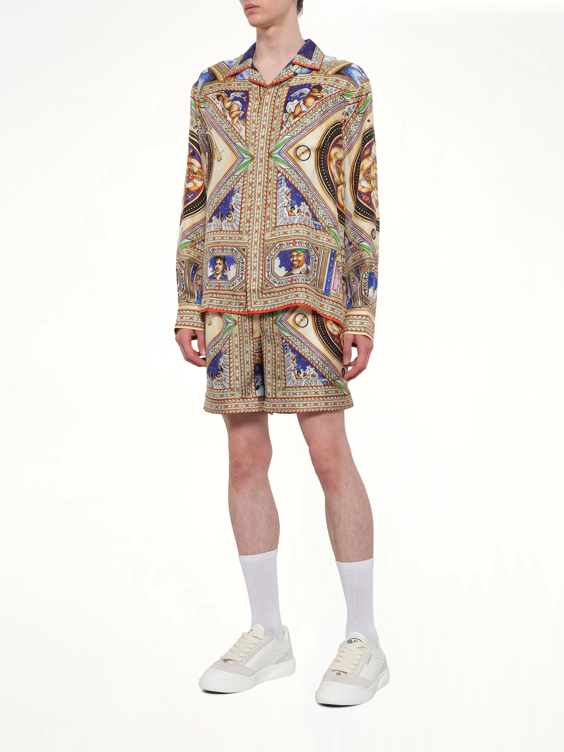Plafond Orne De Musique LS Shirt in Multicolour sold by MARAIS product image thumbnail 4