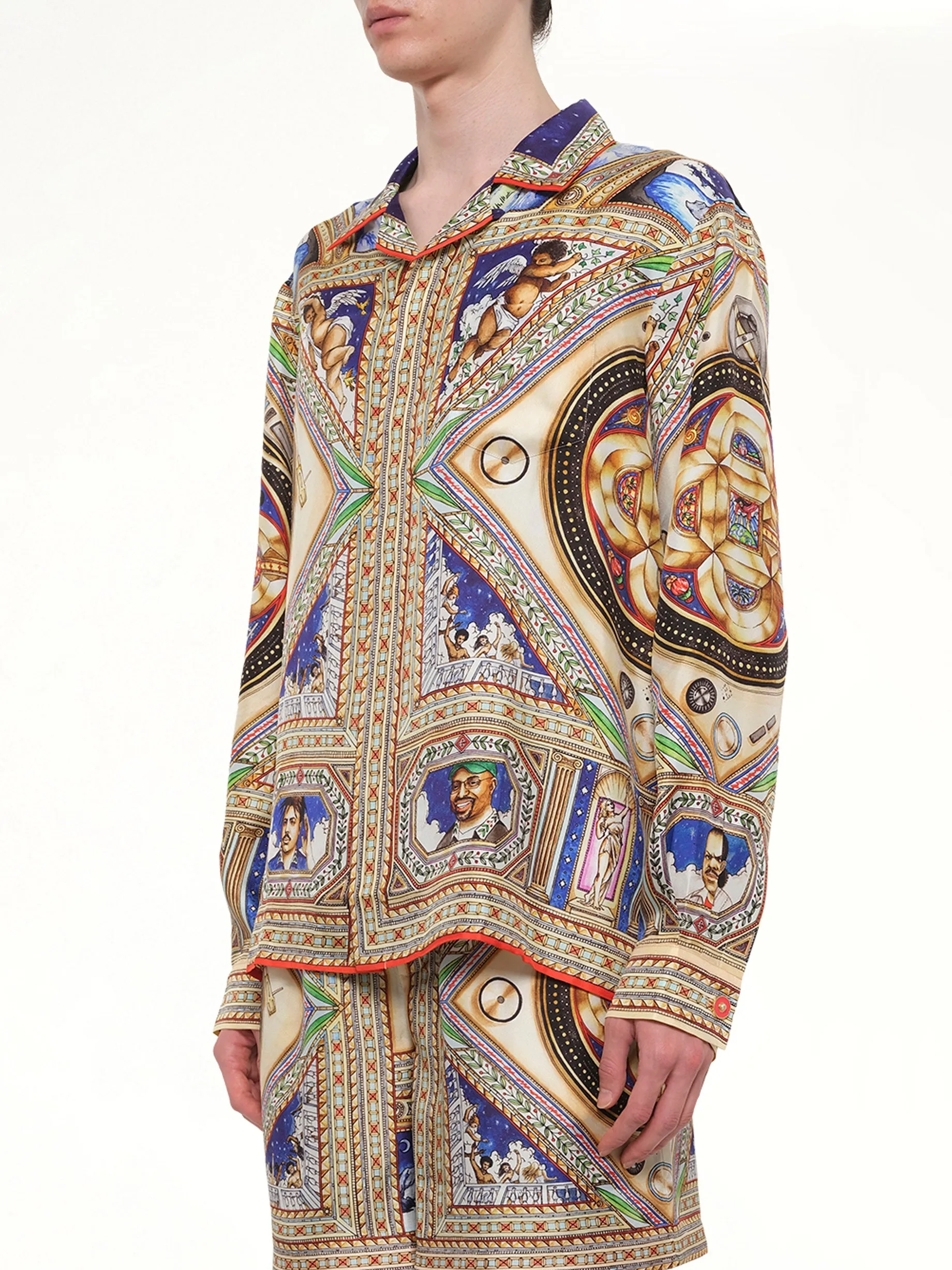 Plafond Orne De Musique LS Shirt in Multicolour sold by MARAIS product image thumbnail 3