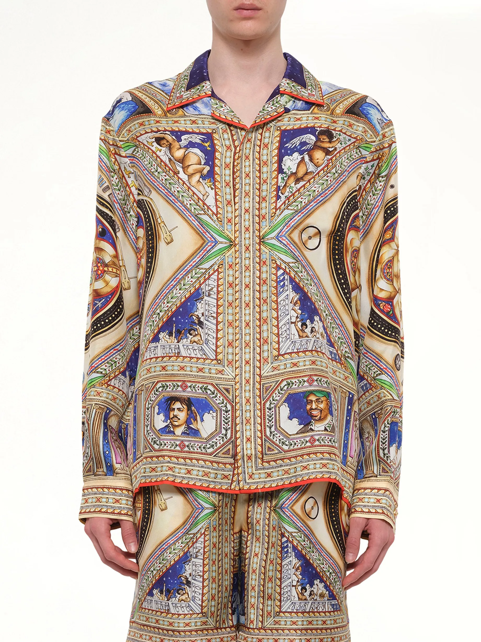 Plafond Orne De Musique LS Shirt in Multicolour sold by MARAIS
