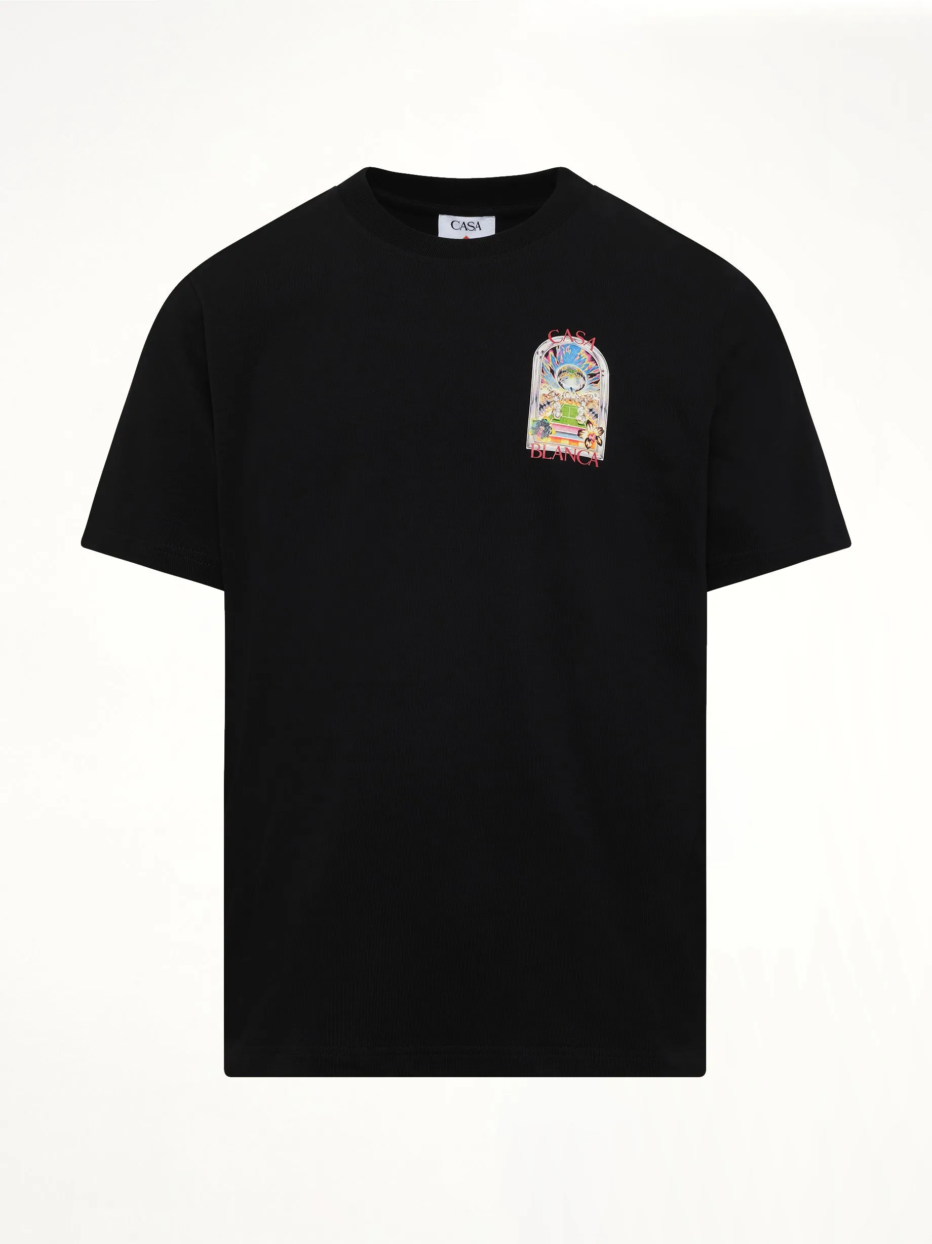 Tennis Landscape Classic T-Shirt in Black sold by MARAIS product image thumbnail 2