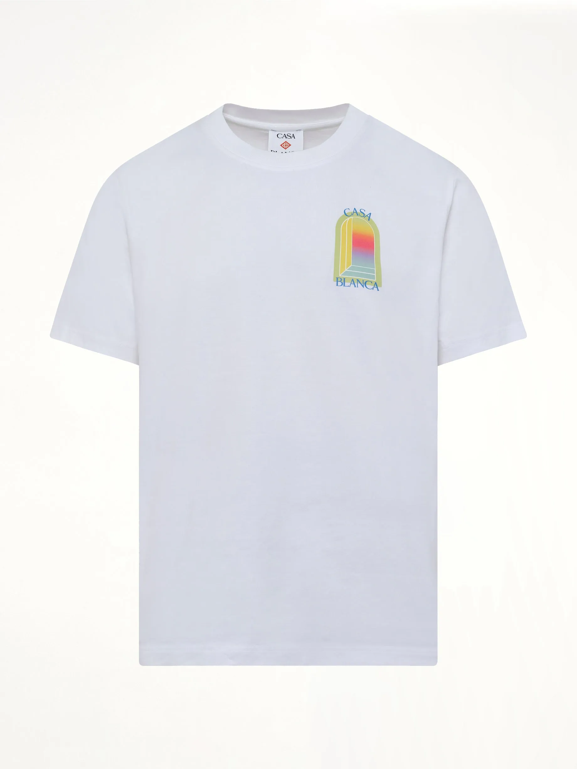 Tennis Landscape 2 Classic T-Shirt in White sold by MARAIS product image thumbnail 2