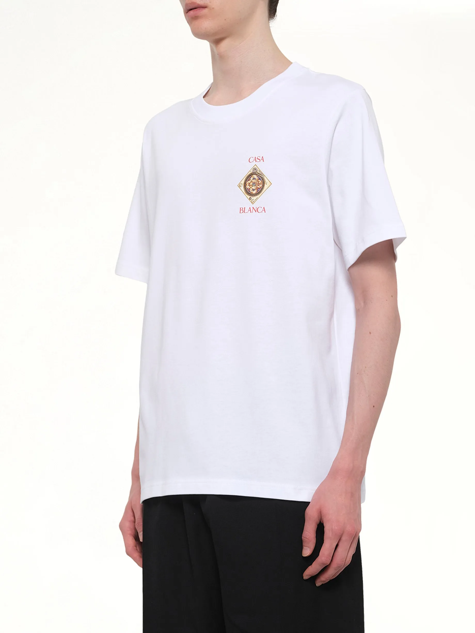 Plafond Orne De Musique Classic T-Shirt in White sold by MARAIS product image thumbnail 3