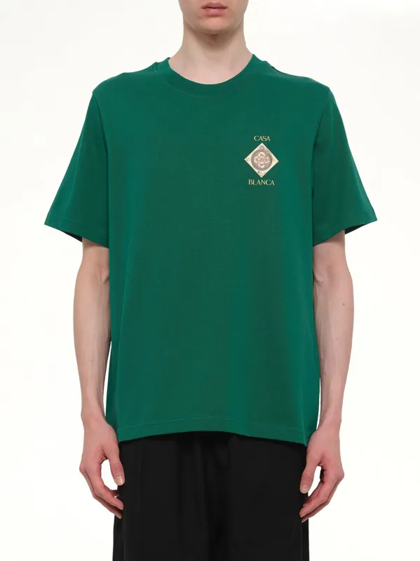 Plafond Orne De Musique Classic T-Shirt in Green made by Casablanca