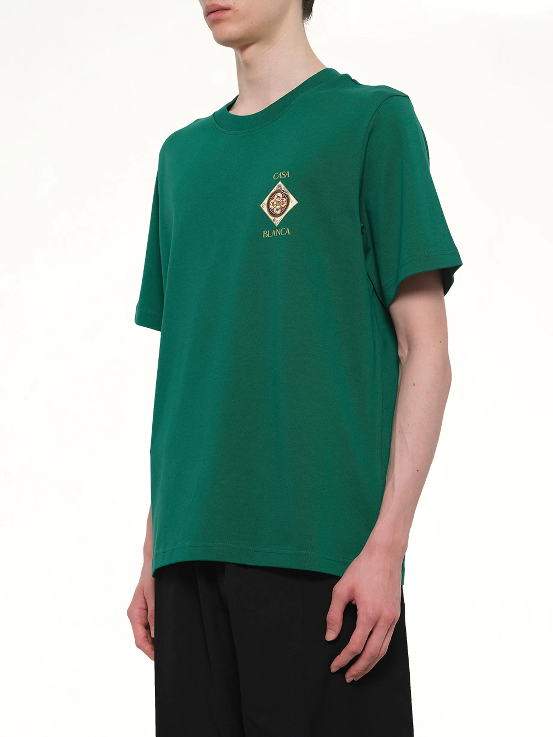 Plafond Orne De Musique Classic T-Shirt in Green sold by MARAIS product image thumbnail 3
