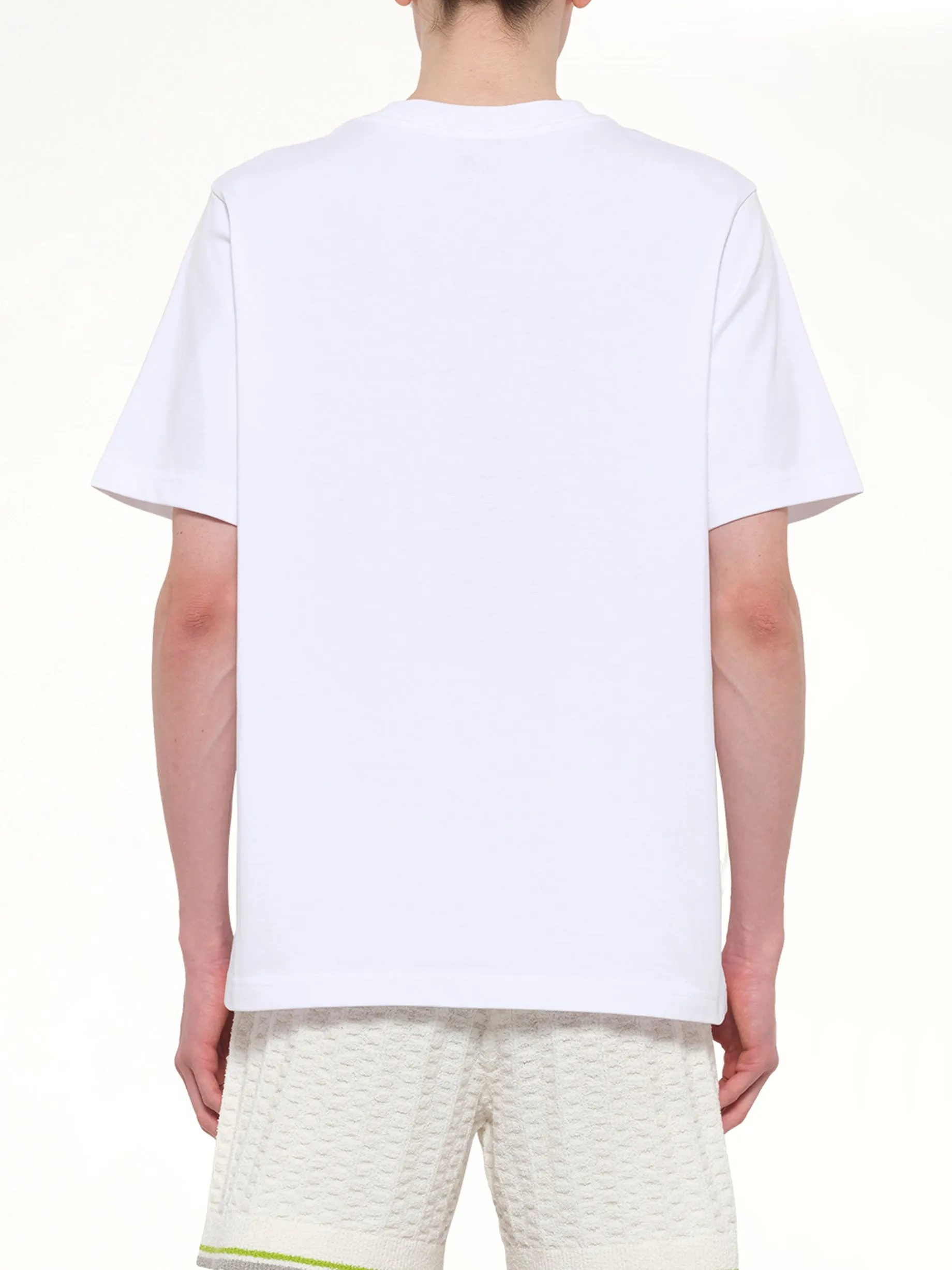 Tennis Club Icon Beyond Destiny Classic T-Shirt in White sold by MARAIS product image thumbnail 5