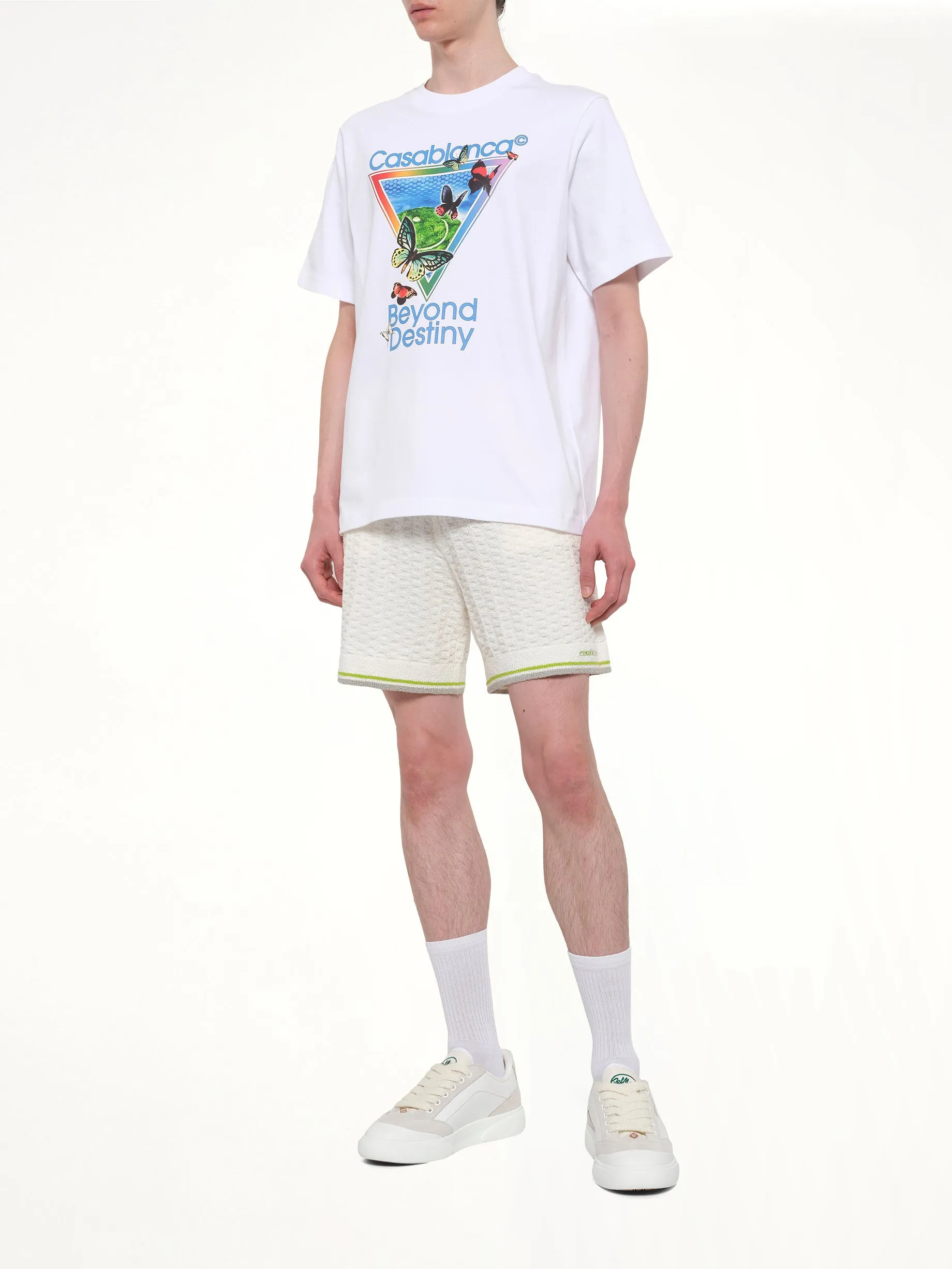Tennis Club Icon Beyond Destiny Classic T-Shirt in White sold by MARAIS product image thumbnail 4