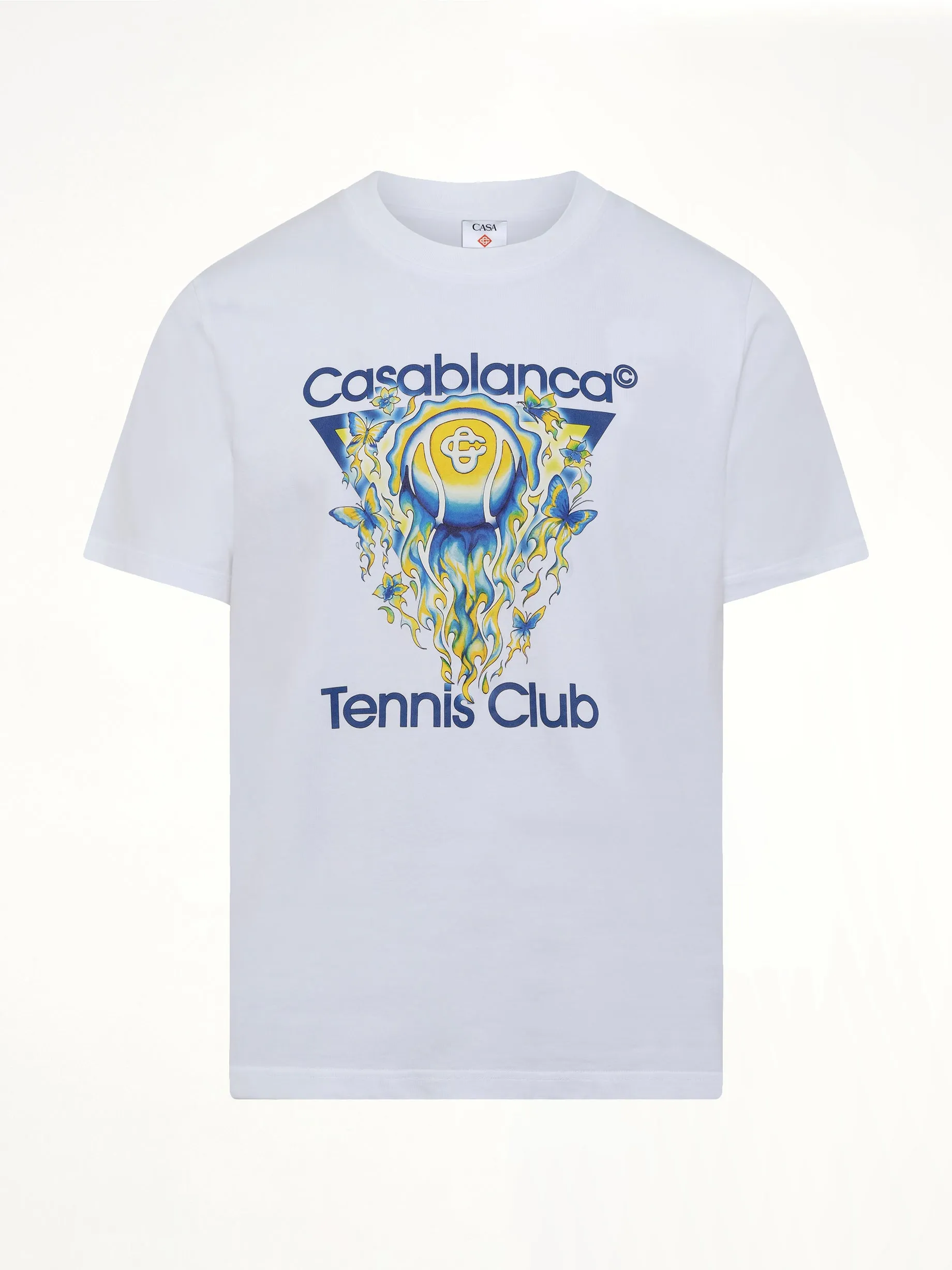 Tennis Club Icon Classic T-Shirt in White sold by MARAIS product image thumbnail 2
