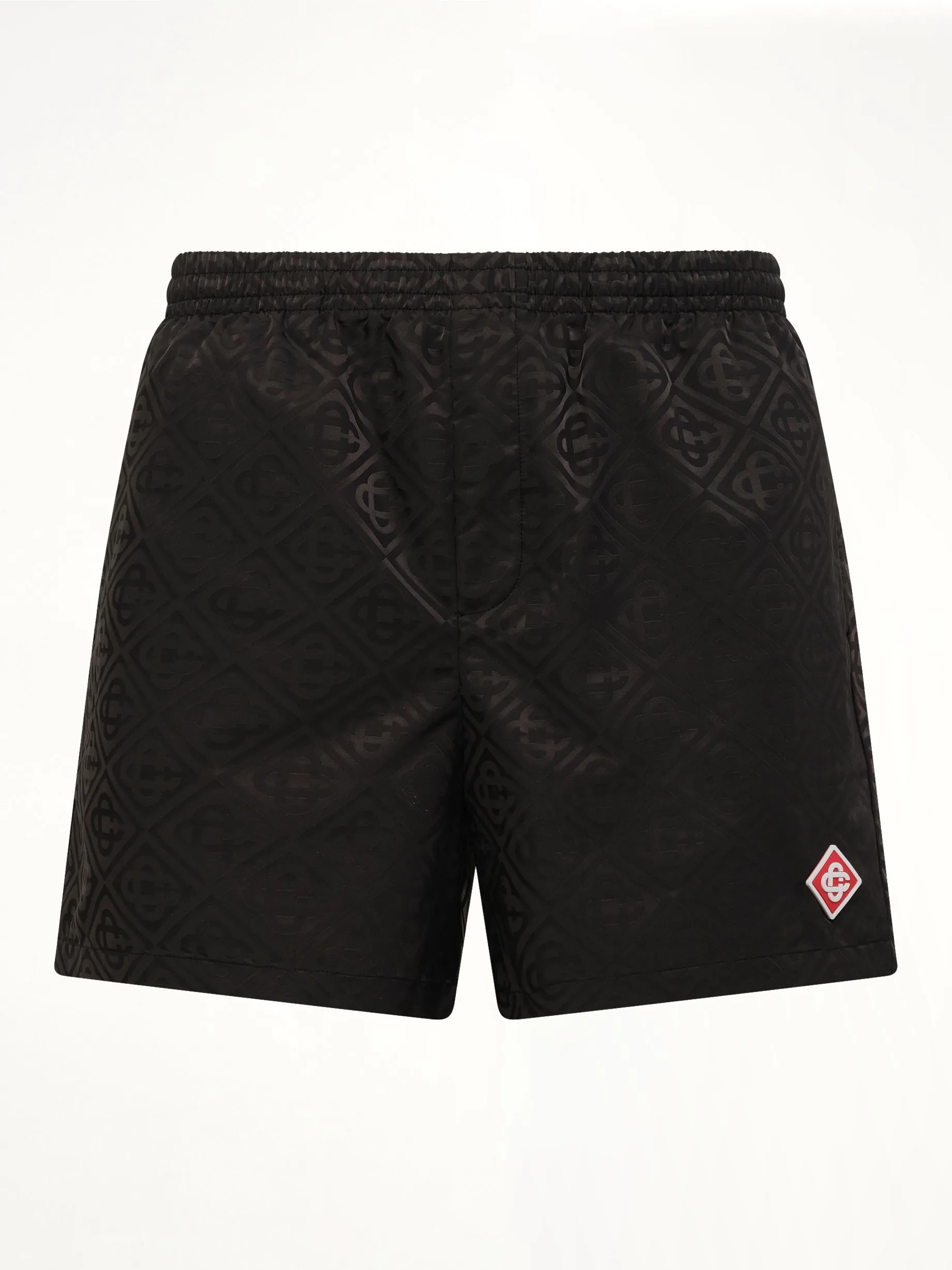 Jacquard Swim Shorts in Black sold by MARAIS product image thumbnail 2