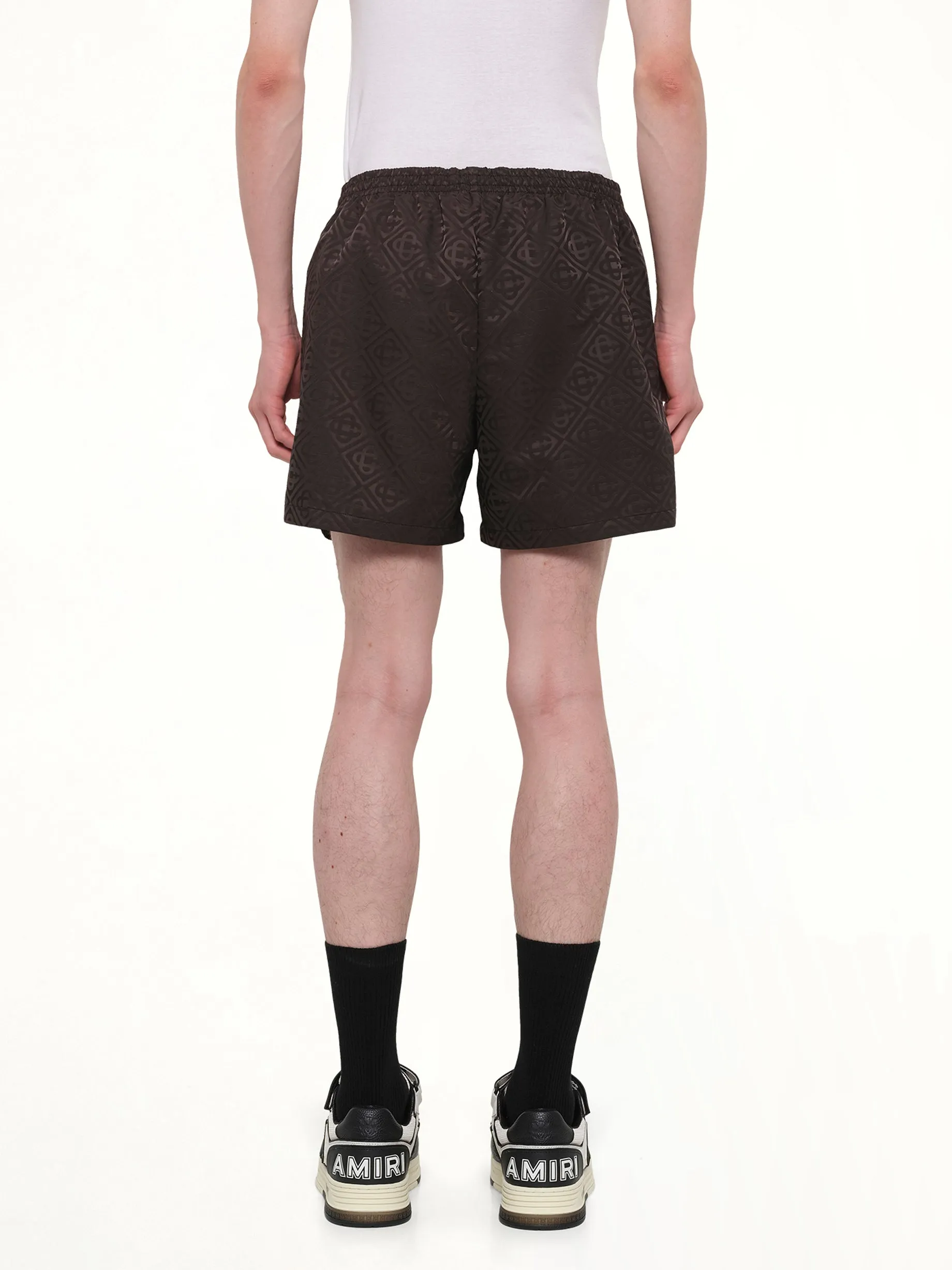 Jacquard Swim Shorts in Black sold by MARAIS product image thumbnail 5