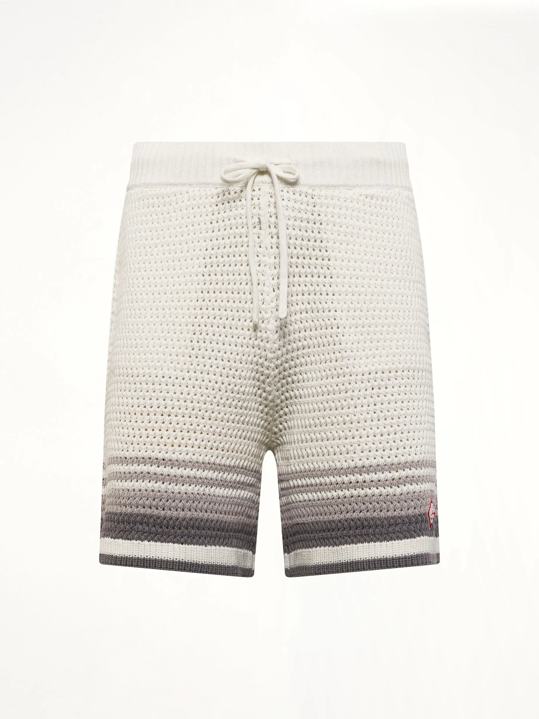 Crochet Shorts in White/Grey sold by MARAIS product image thumbnail 2