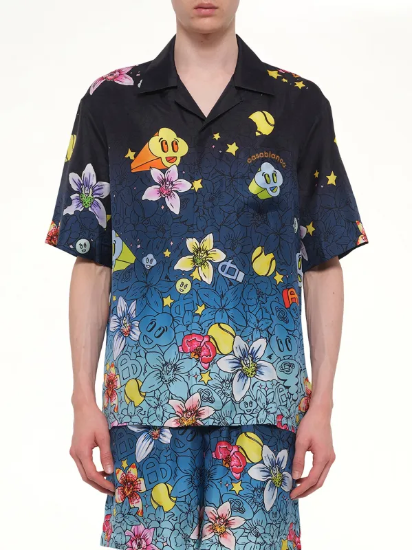 Collage D’Icones SS Shirt in Multicolour sold by MARAIS