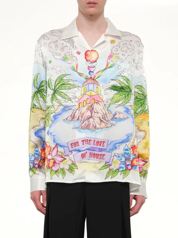 Better Days LS Shirt in White sold by MARAIS