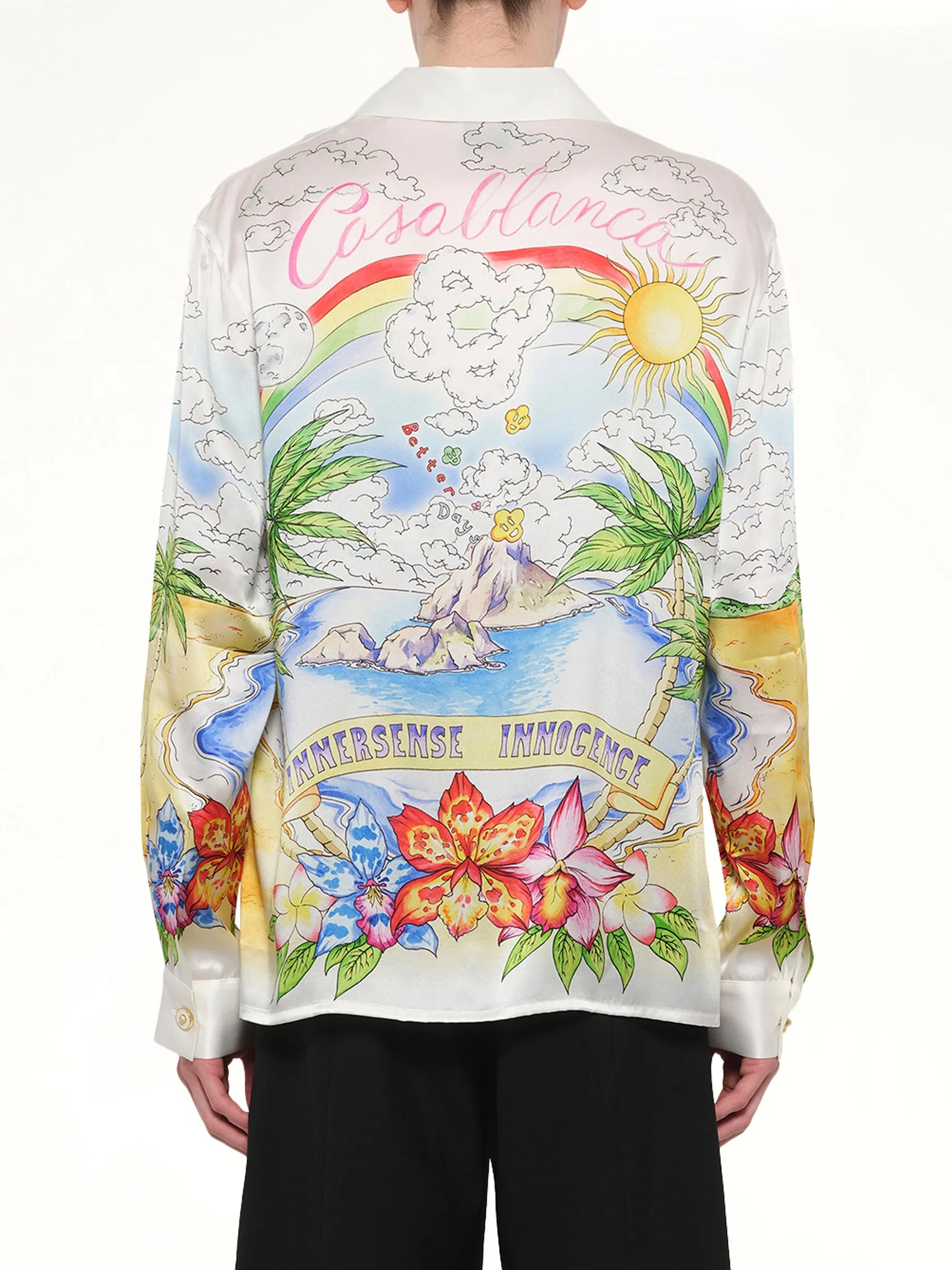 Better Days LS Shirt in White sold by MARAIS product image thumbnail 5