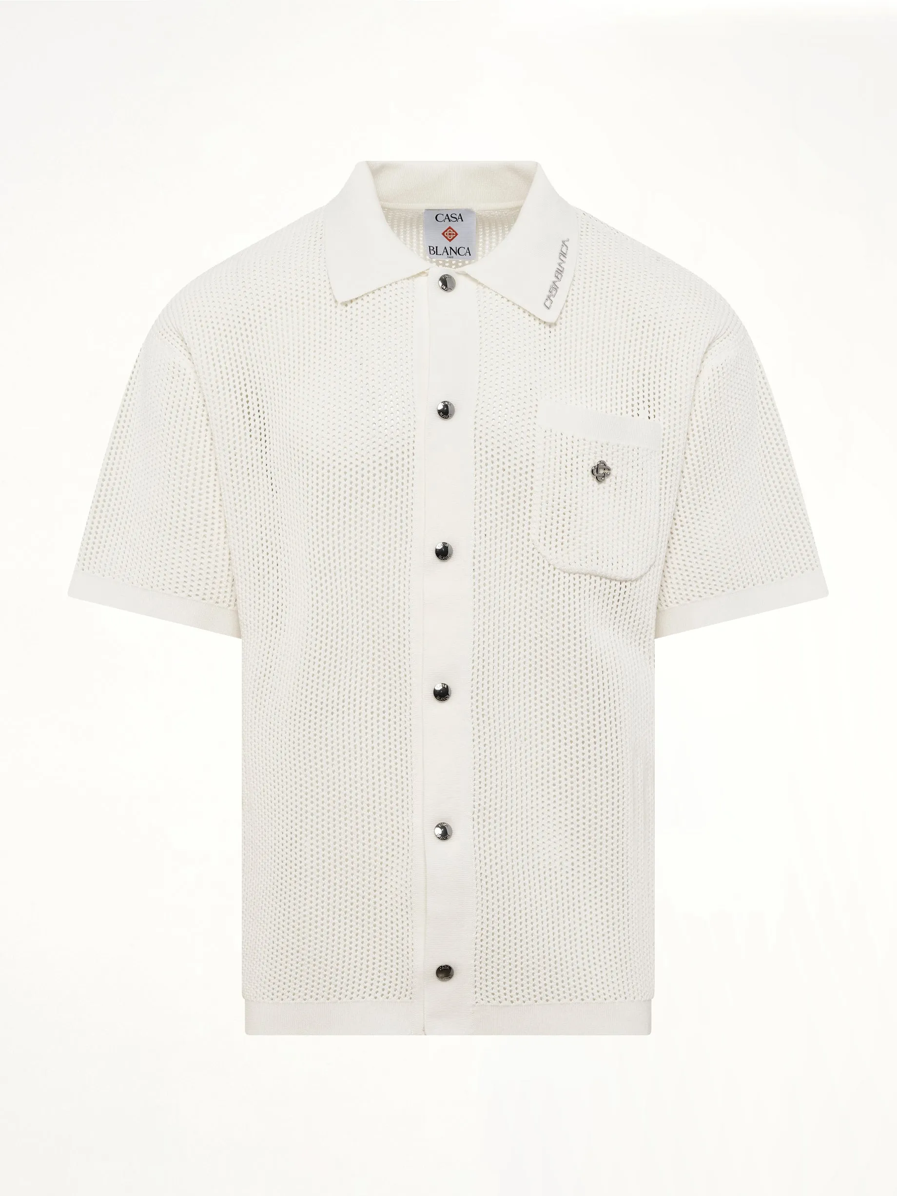 Mesh Shirt in White sold by MARAIS product image thumbnail 2