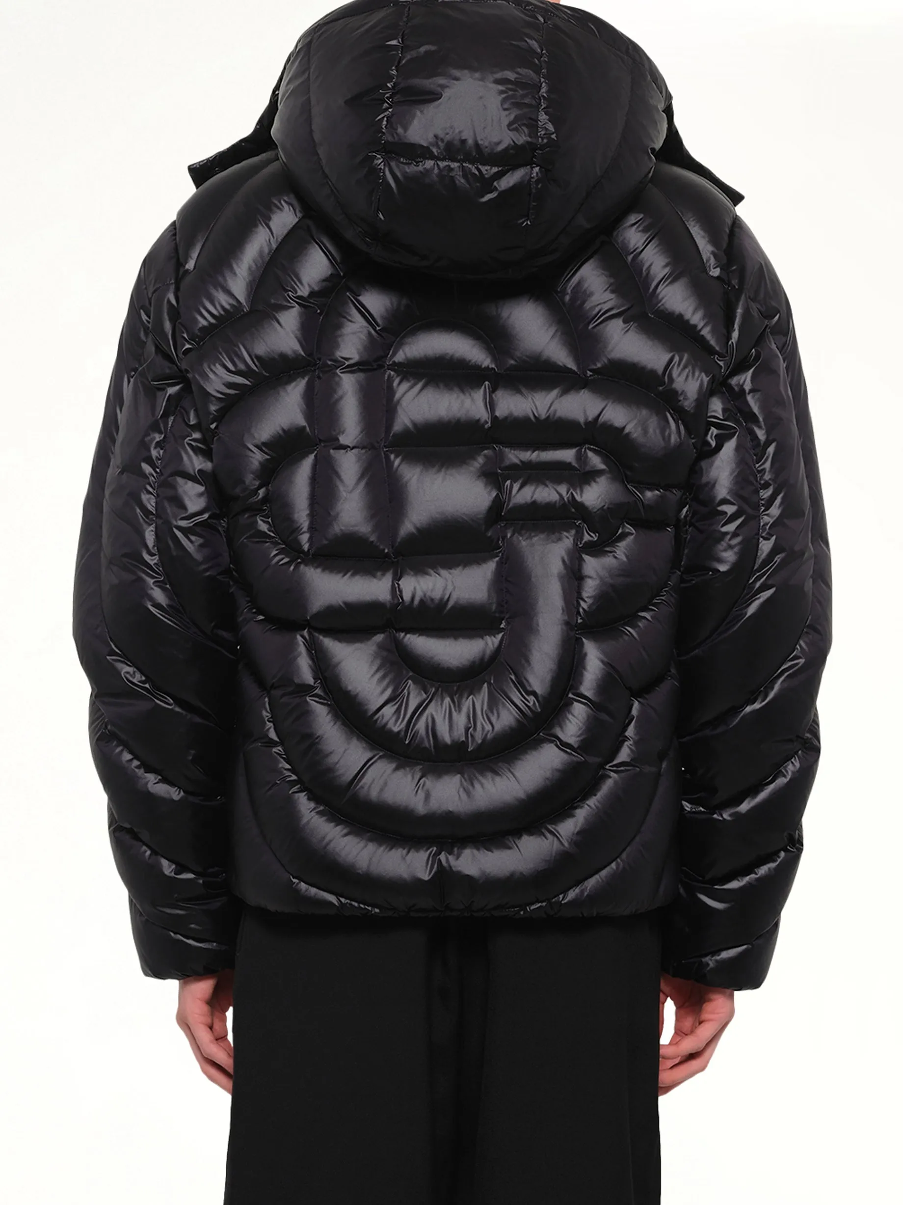 Quilted Puffer Jacket in Black sold by MARAIS product image thumbnail 5