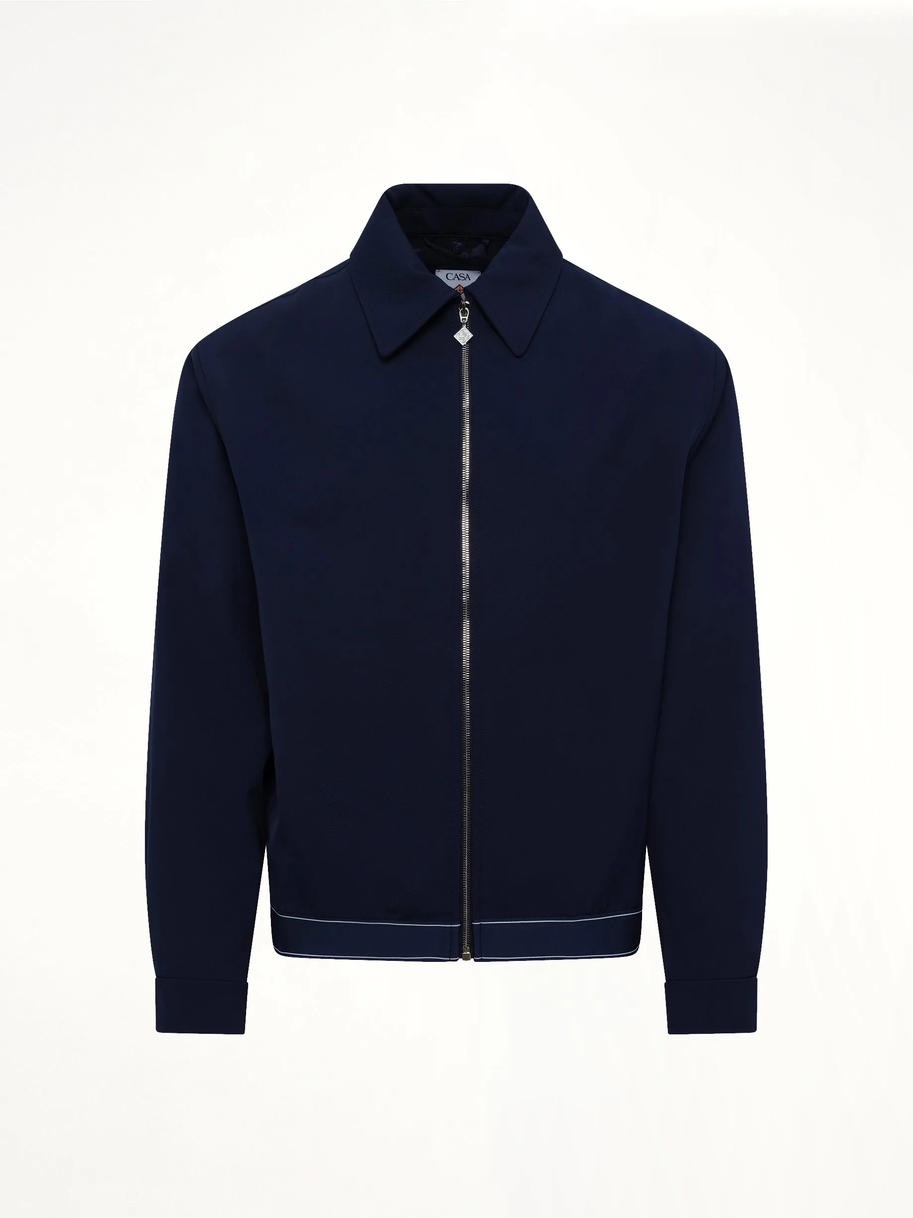 Wool Sports Jacket in Navy sold by MARAIS product image thumbnail 2