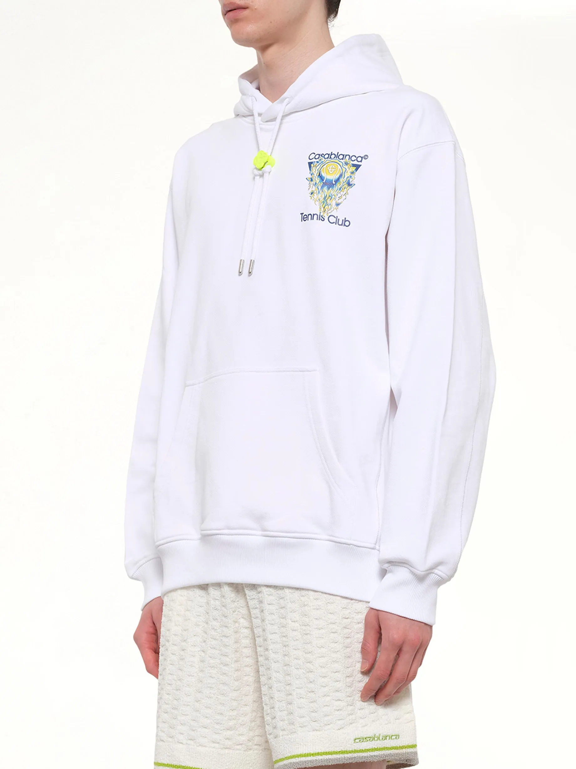 Tennis Club Icon Hoodie in Off White sold by MARAIS product image thumbnail 3