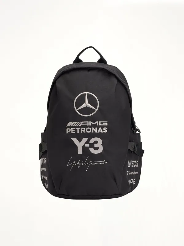 Y-3 x Mercedes Backpack in Black made by Y-3