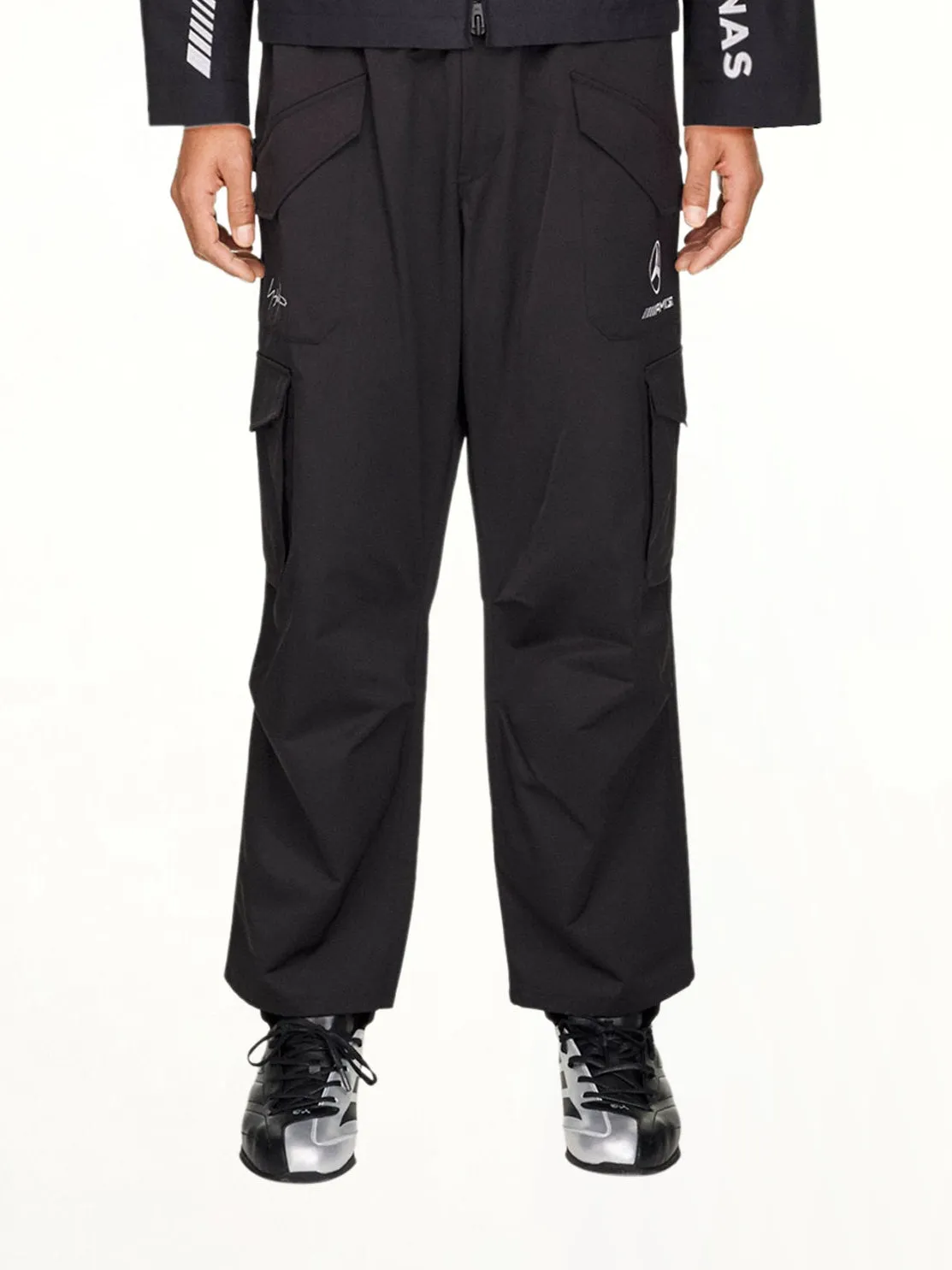 F1 Cargo Pants in Black sold by MARAIS